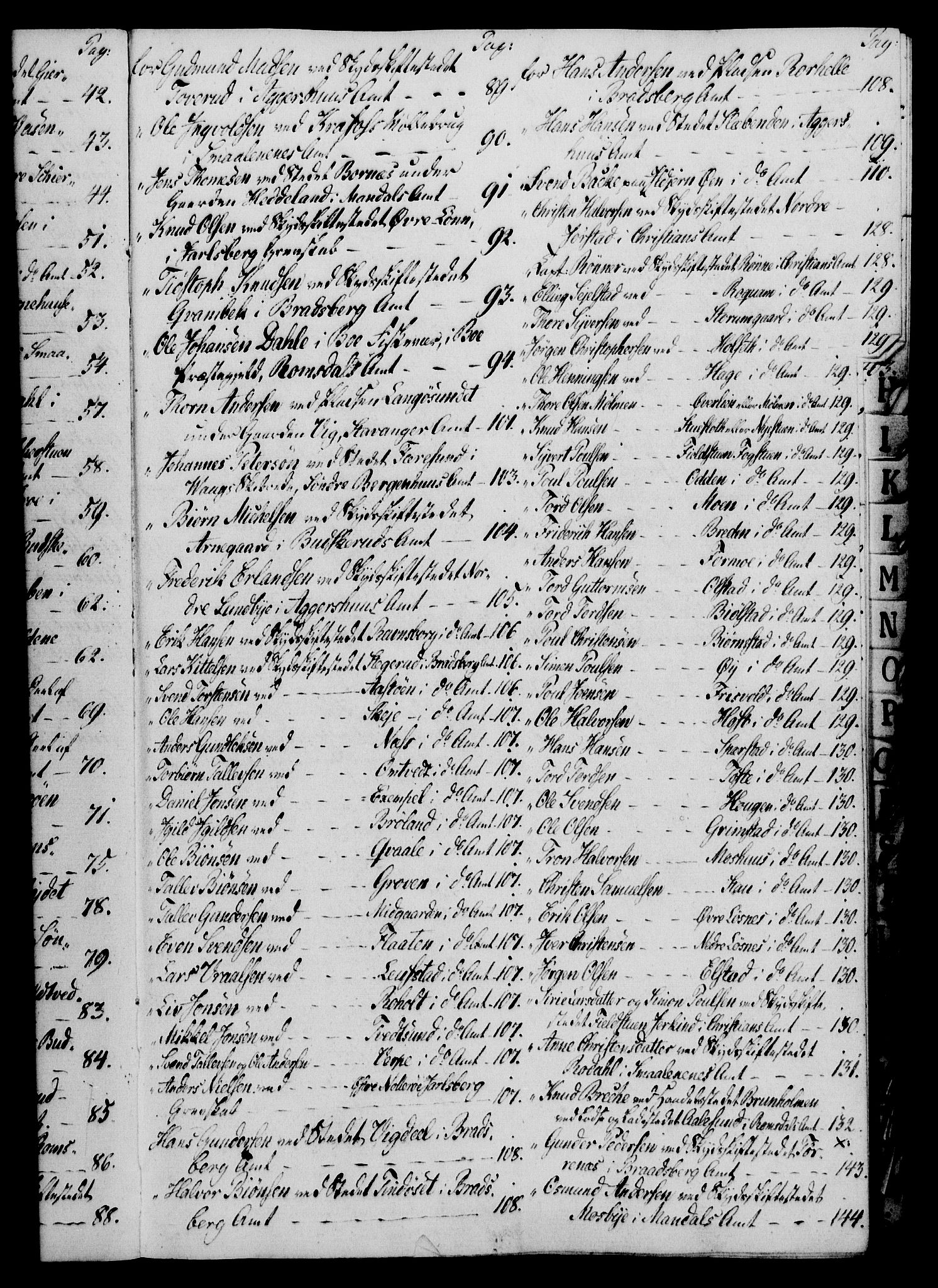 Rentekammeret, Kammerkanselliet, AV/RA-EA-3111/G/Gg/Gga/L0019: Norsk ekspedisjonsprotokoll med register (merket RK 53.19), 1807-1810