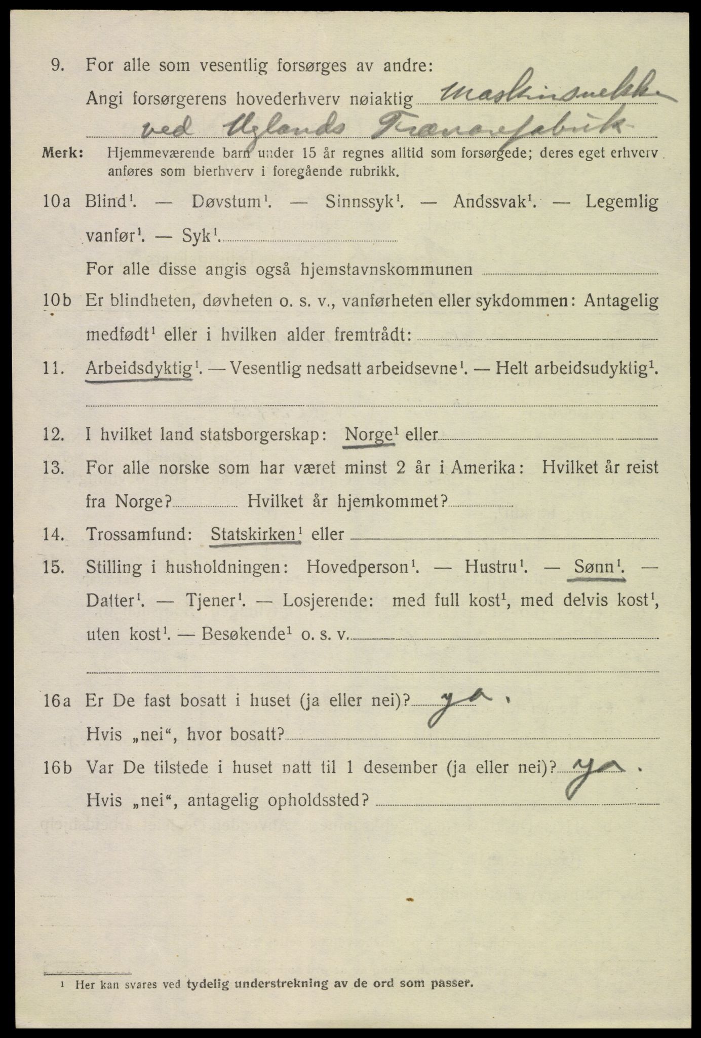 SAH, 1920 census for Gjøvik, 1920, p. 9927