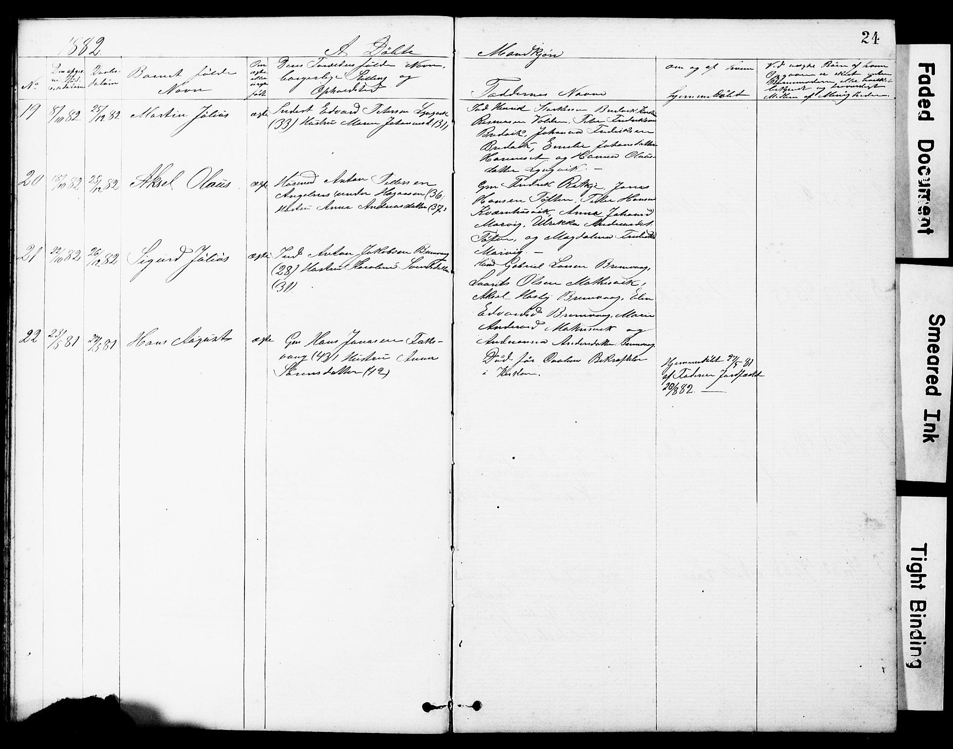 Ministerialprotokoller, klokkerbøker og fødselsregistre - Sør-Trøndelag, SAT/A-1456/634/L0541: Parish register (copy) no. 634C03, 1874-1891, p. 24