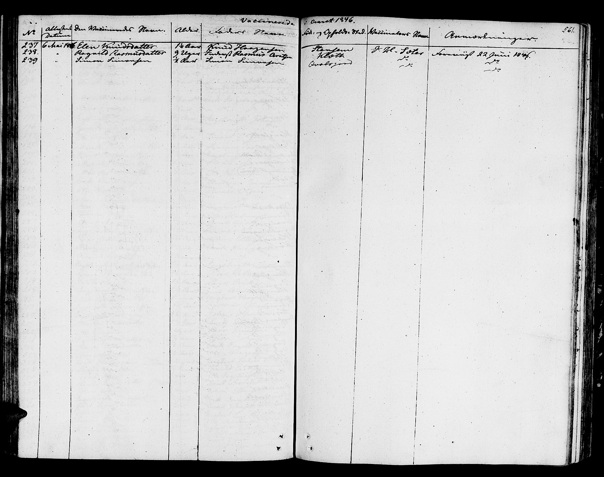 Ministerialprotokoller, klokkerbøker og fødselsregistre - Sør-Trøndelag, SAT/A-1456/678/L0897: Parish register (official) no. 678A06-07, 1821-1847, p. 561
