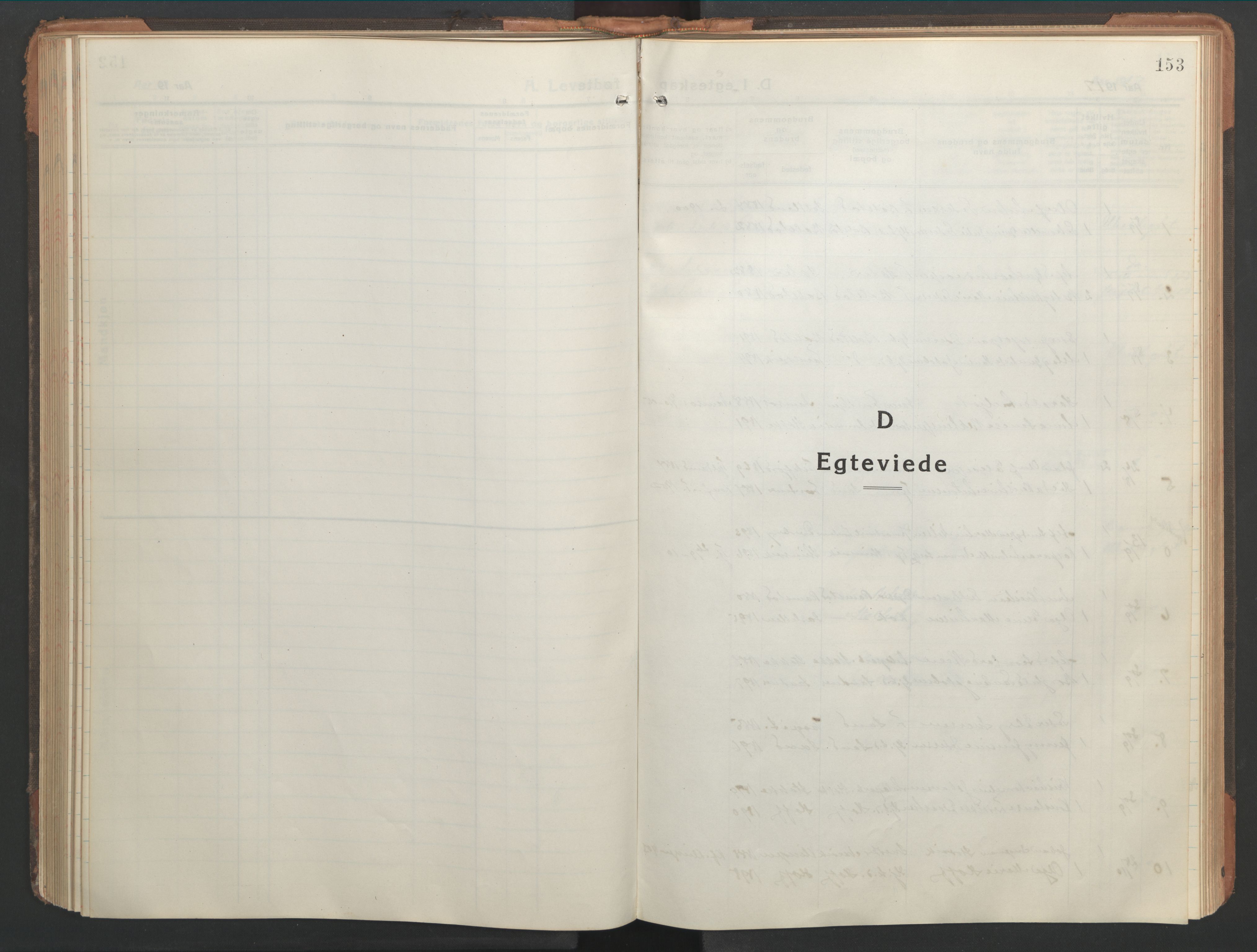 Ministerialprotokoller, klokkerbøker og fødselsregistre - Nordland, SAT/A-1459/865/L0933: Parish register (copy) no. 865C05, 1917-1947, p. 153