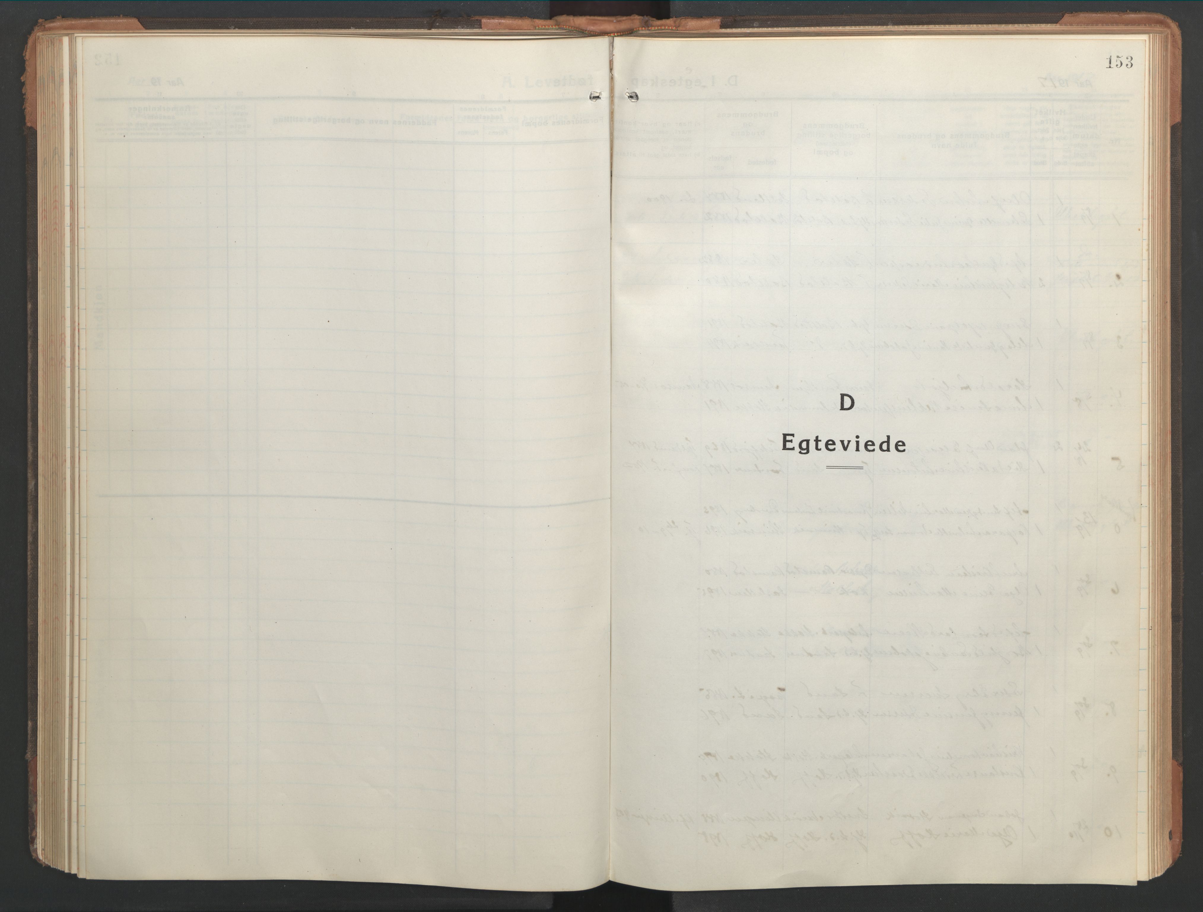 Ministerialprotokoller, klokkerbøker og fødselsregistre - Nordland, AV/SAT-A-1459/865/L0933: Parish register (copy) no. 865C05, 1917-1947, p. 153