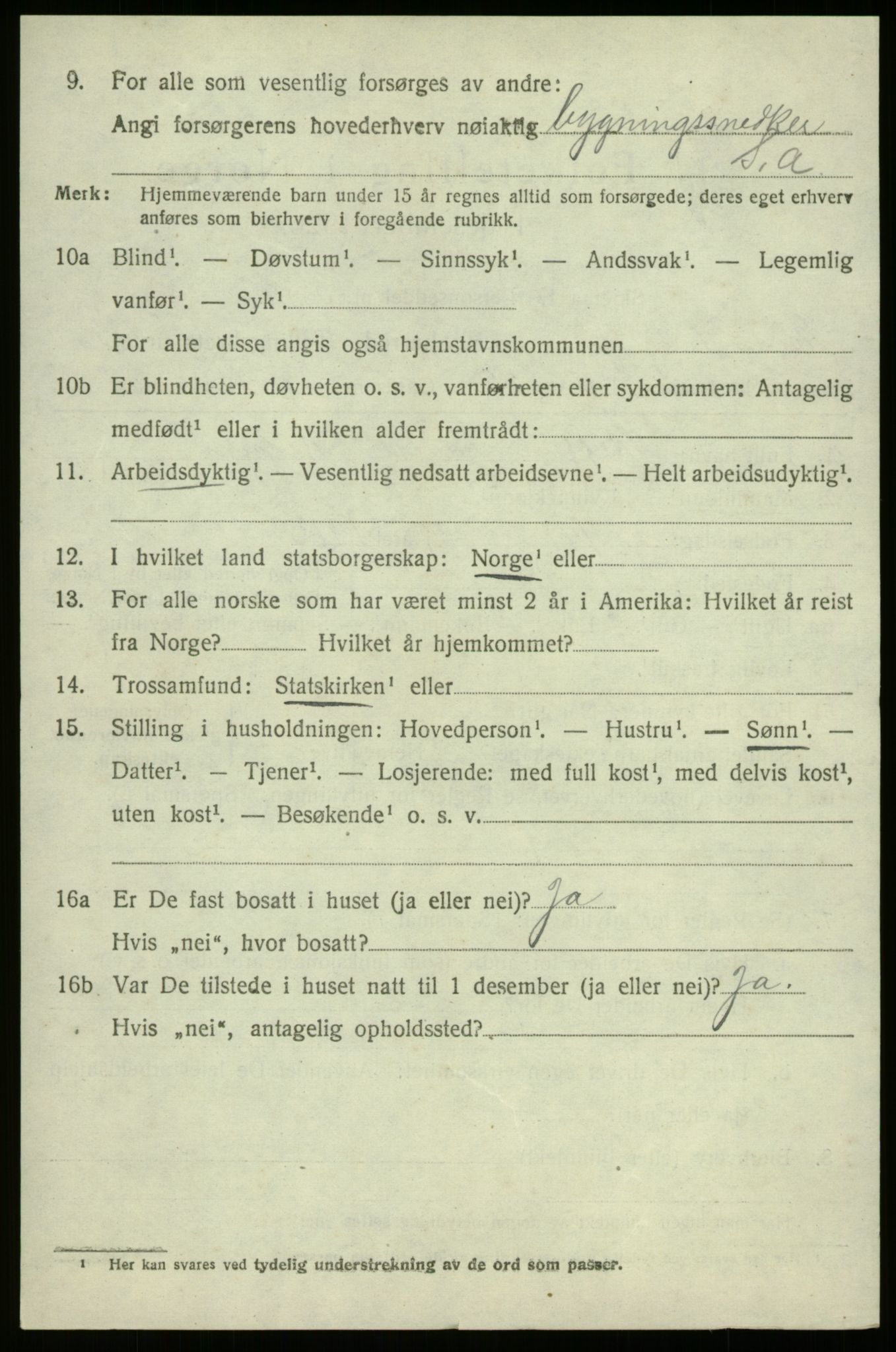 SAB, 1920 census for Eid, 1920, p. 7757