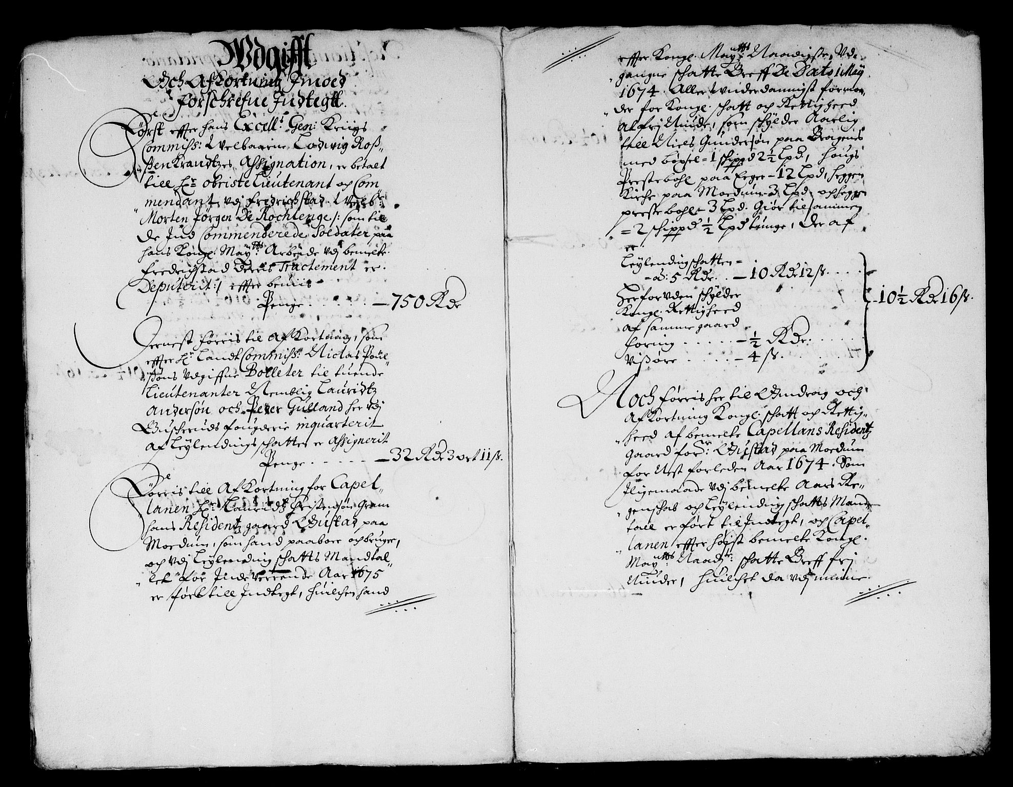 Rentekammeret inntil 1814, Reviderte regnskaper, Stiftamtstueregnskaper, Landkommissariatet på Akershus og Akershus stiftamt, AV/RA-EA-5869/R/Rb/L0104: Akershus stiftamt, 1675