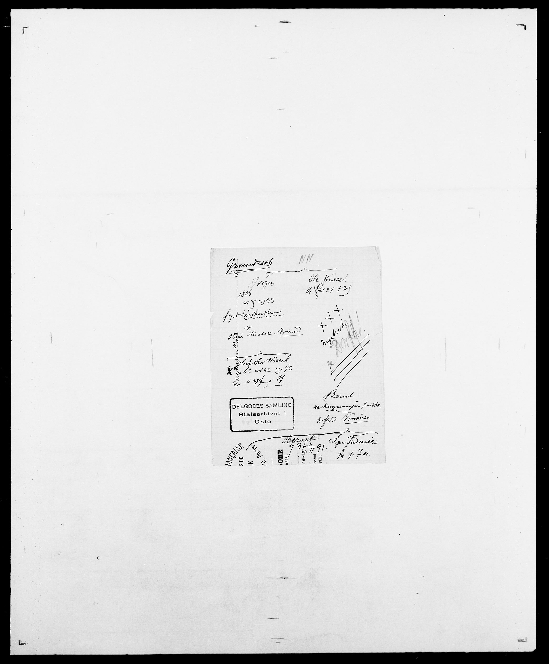 Delgobe, Charles Antoine - samling, SAO/PAO-0038/D/Da/L0015: Grodtshilling - Halvorsæth, p. 78