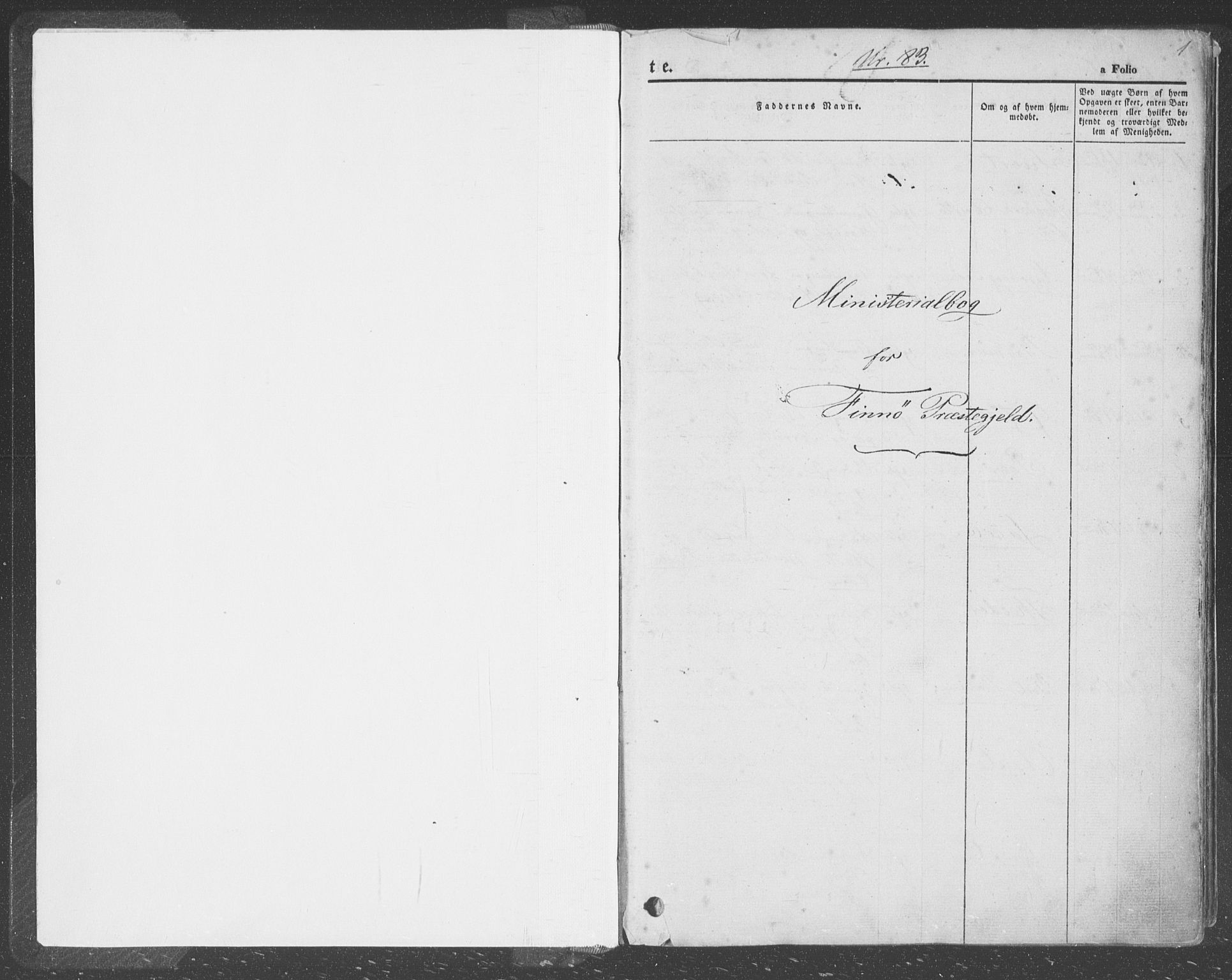 Finnøy sokneprestkontor, AV/SAST-A-101825/H/Ha/Haa/L0007: Parish register (official) no. A 7, 1847-1862, p. 1