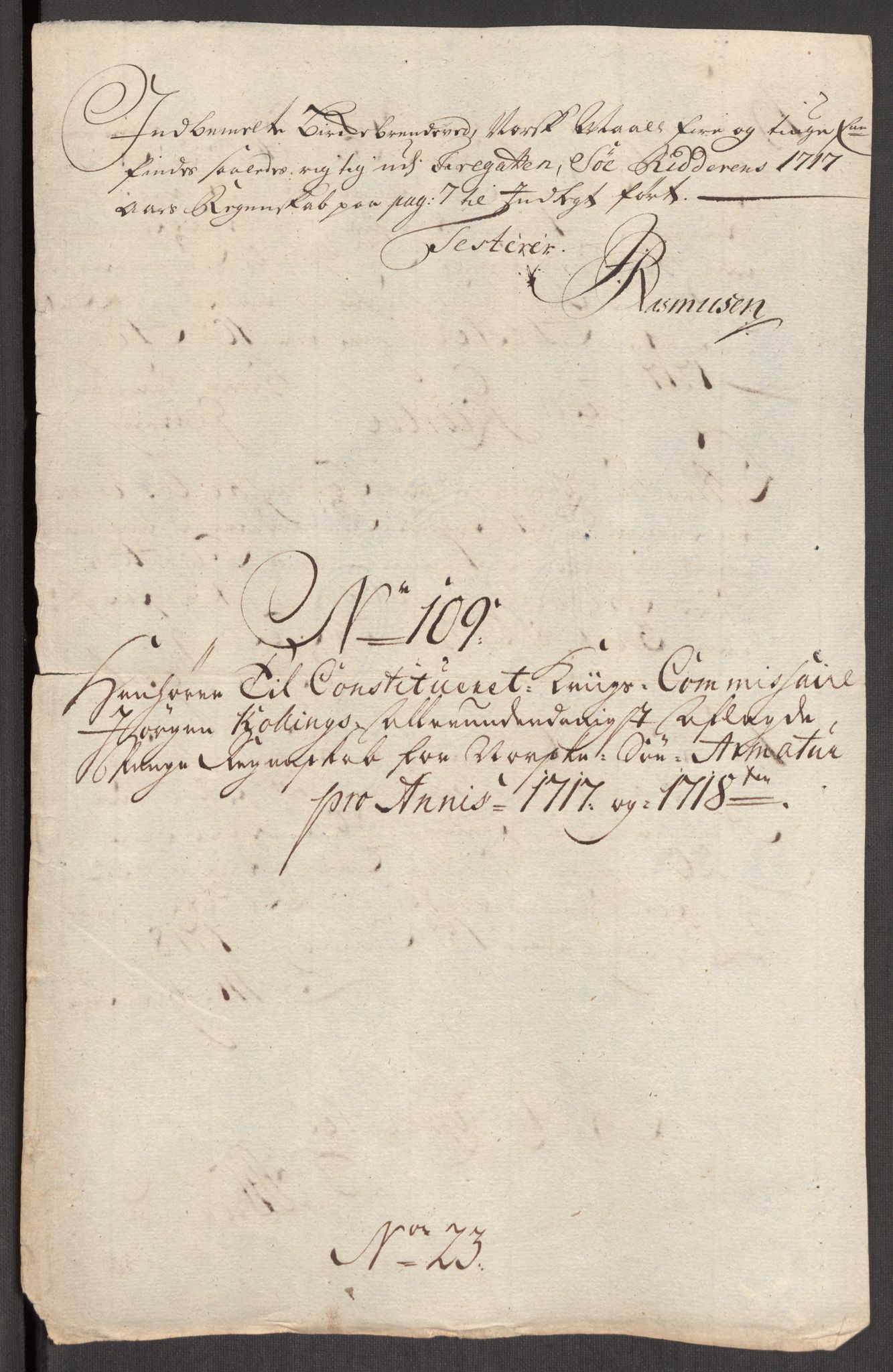 Kommanderende general (KG I) med Det norske krigsdirektorium, AV/RA-EA-5419/E/Eb/L0001: Ruller over noen kompanier som tjenestegjorde på flåten, 1712-1721, p. 525