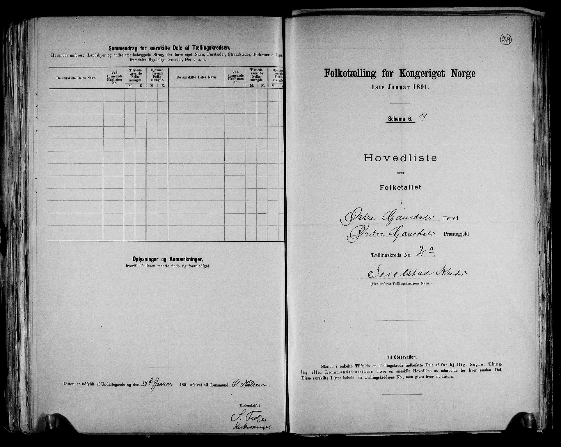 RA, 1891 census for 0522 Østre Gausdal, 1891, p. 10