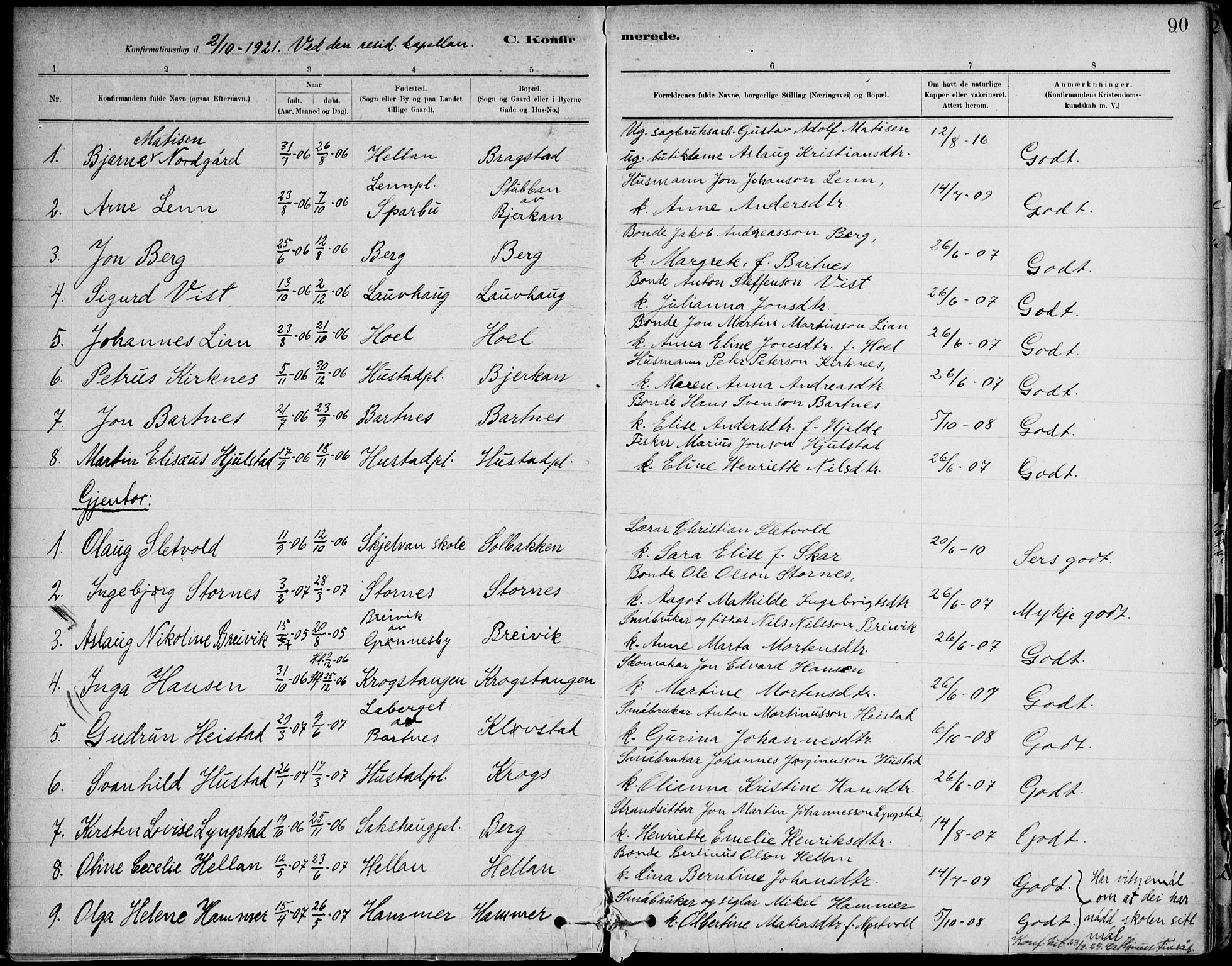 Ministerialprotokoller, klokkerbøker og fødselsregistre - Nord-Trøndelag, SAT/A-1458/732/L0316: Parish register (official) no. 732A01, 1879-1921, p. 90