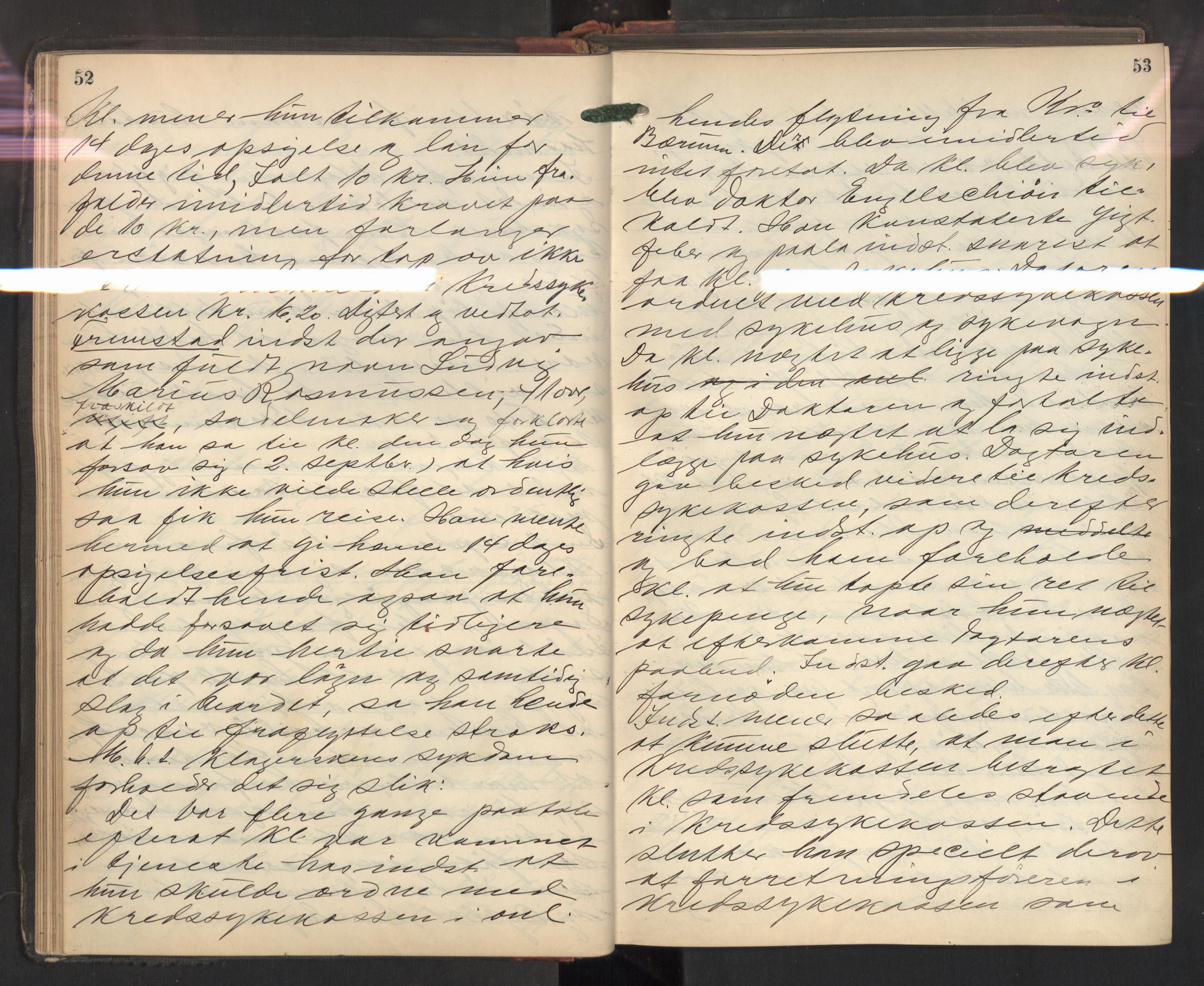 Aker sorenskriveri, AV/SAO-A-10895/F/Fc/Fcb/L0078: Ekstrarettsprotokoll, 1913-1915, p. 52-53