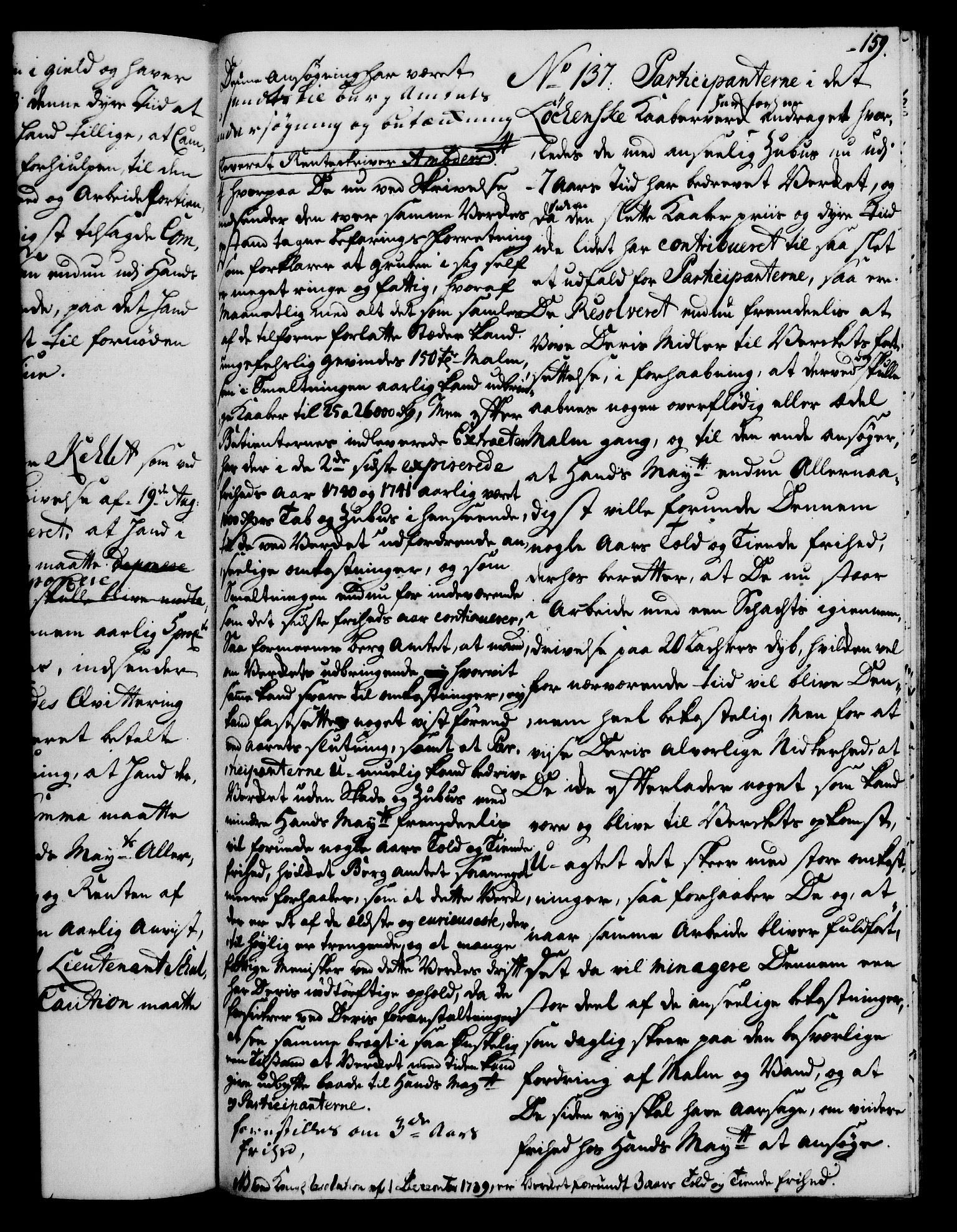 Rentekammeret, Kammerkanselliet, RA/EA-3111/G/Gh/Gha/L0024: Norsk ekstraktmemorialprotokoll (merket RK 53.69), 1742-1743, p. 159