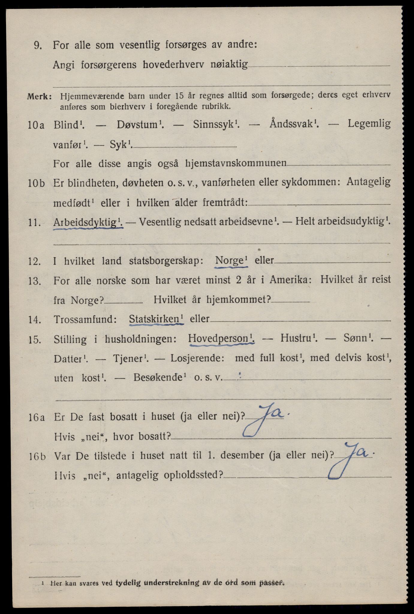 SAST, 1920 census for Håland, 1920, p. 2620