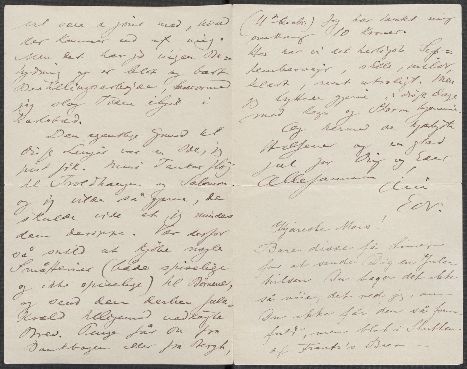 Beyer, Frants, AV/RA-PA-0132/F/L0001: Brev fra Edvard Grieg til Frantz Beyer og "En del optegnelser som kan tjene til kommentar til brevene" av Marie Beyer, 1872-1907, p. 236