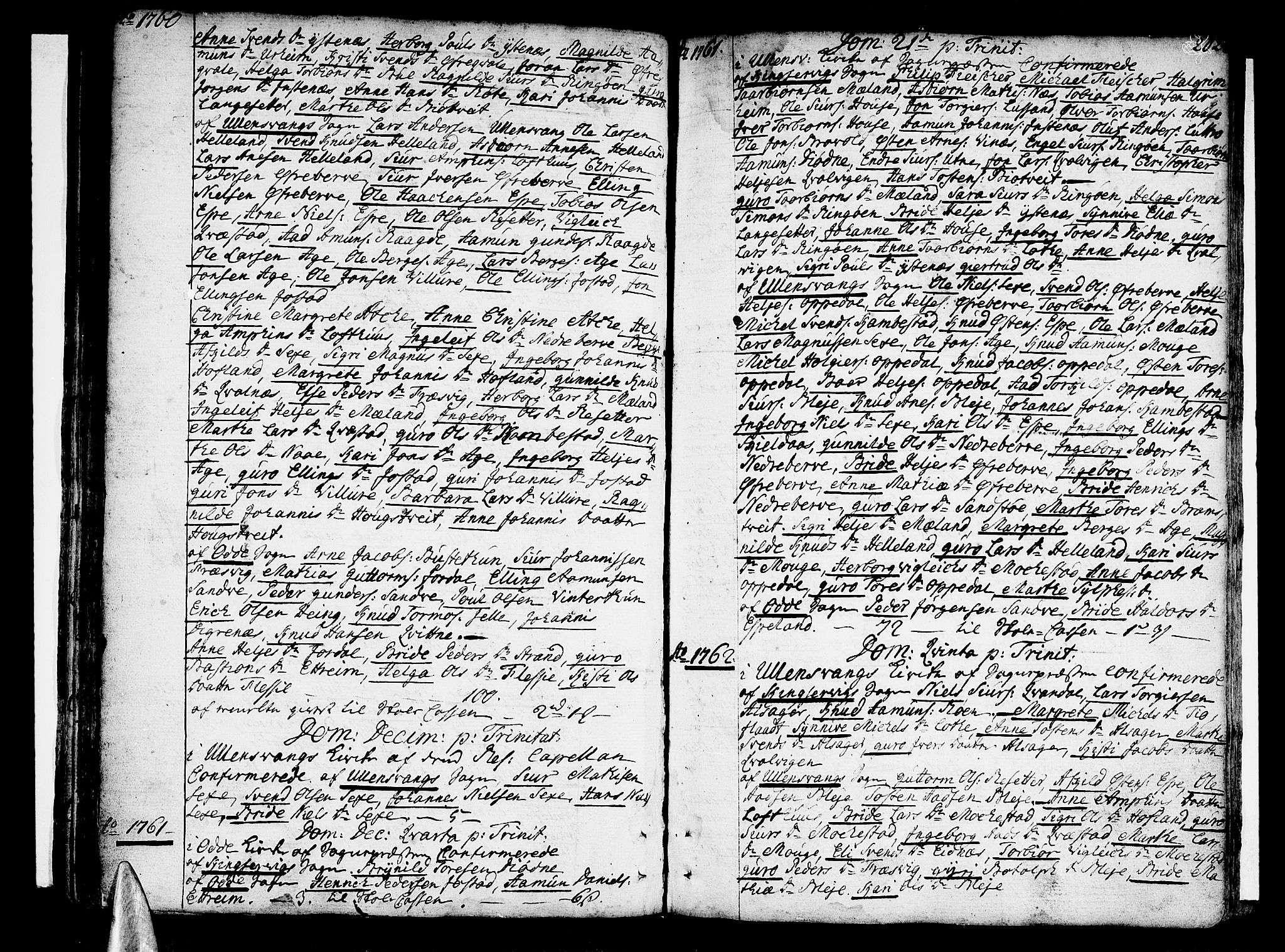 Ullensvang sokneprestembete, AV/SAB-A-78701/H/Haa: Parish register (official) no. A 6 /1, 1758-1788, p. 202