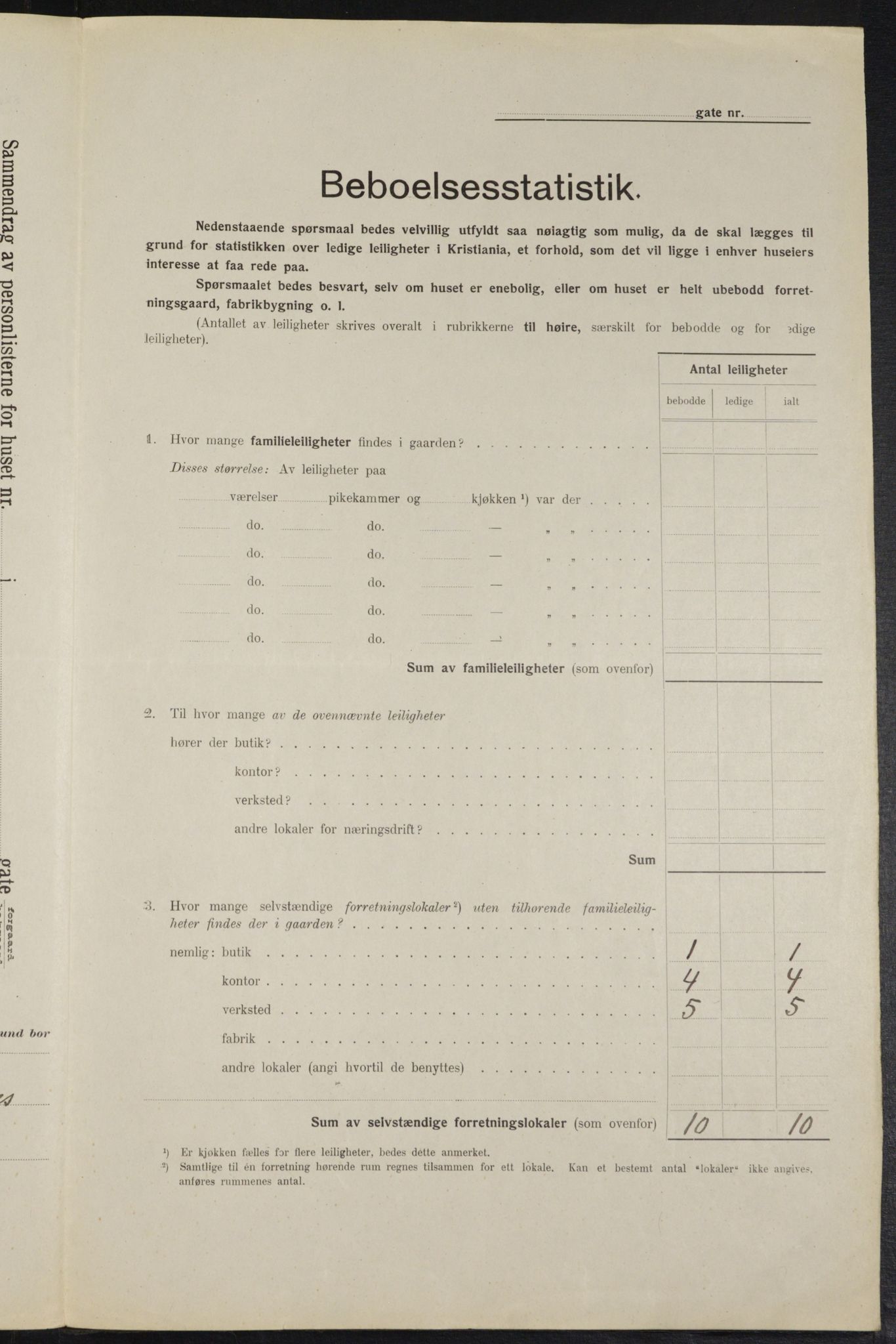 OBA, Municipal Census 1914 for Kristiania, 1914, p. 86252