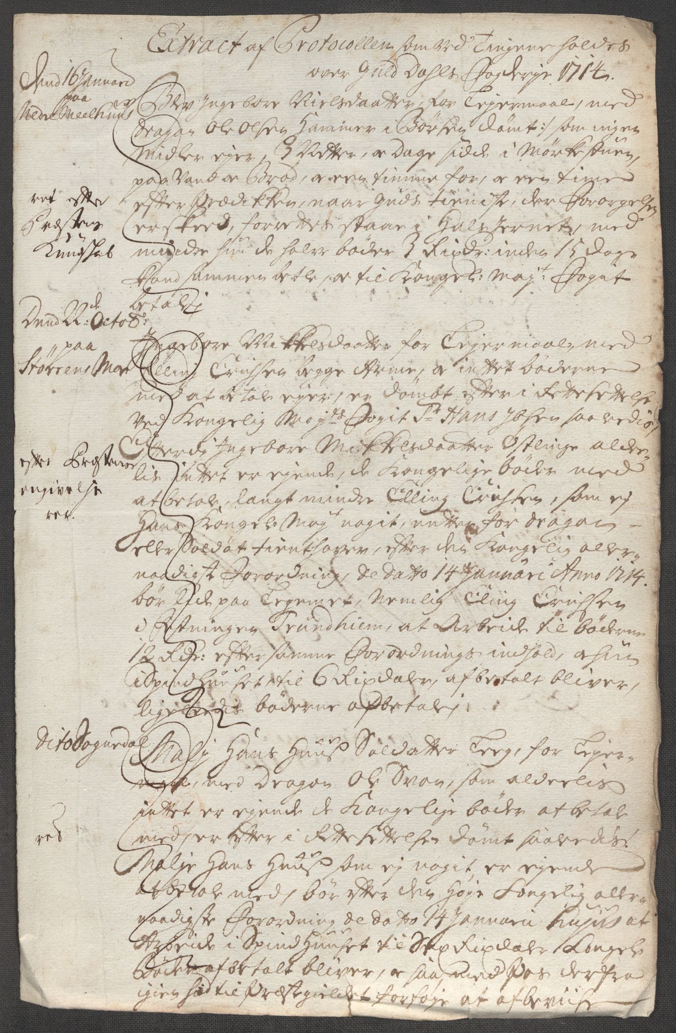 Rentekammeret inntil 1814, Reviderte regnskaper, Fogderegnskap, AV/RA-EA-4092/R60/L3965: Fogderegnskap Orkdal og Gauldal, 1714, p. 372