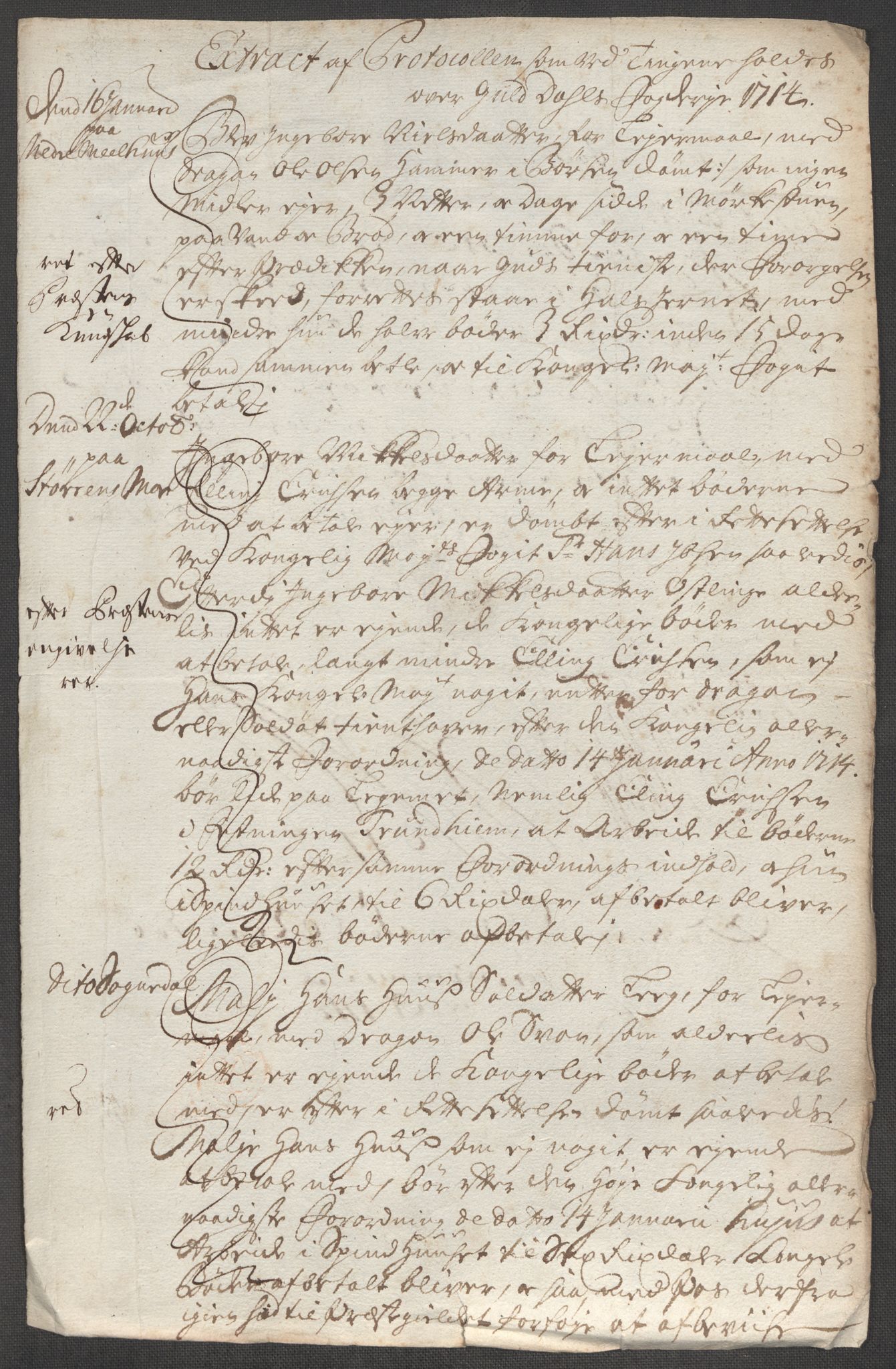 Rentekammeret inntil 1814, Reviderte regnskaper, Fogderegnskap, RA/EA-4092/R60/L3965: Fogderegnskap Orkdal og Gauldal, 1714, p. 372