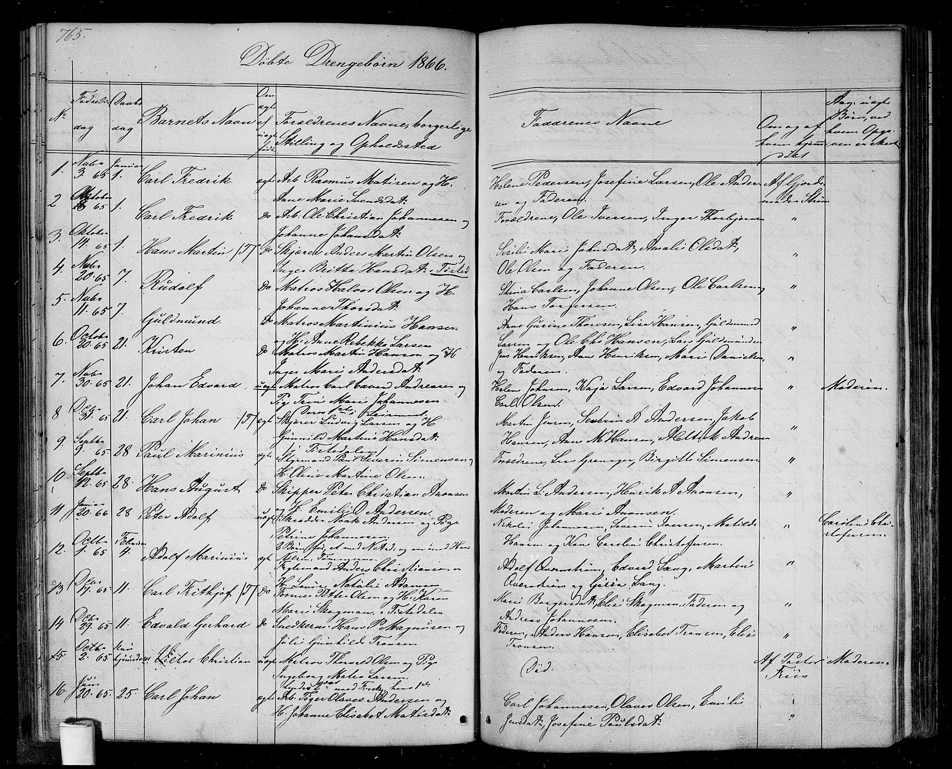 Halden prestekontor Kirkebøker, SAO/A-10909/G/Ga/L0005b: Parish register (copy) no. 5B, 1864-1868, p. 765