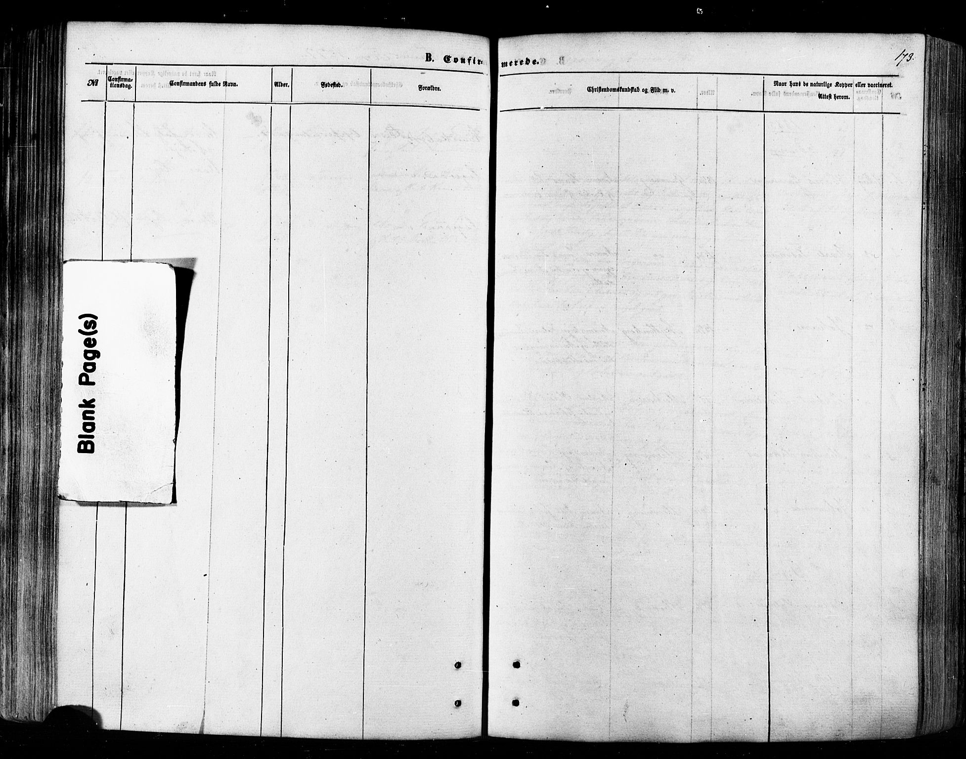 Tana sokneprestkontor, AV/SATØ-S-1334/H/Ha/L0002kirke: Parish register (official) no. 2 /1, 1861-1877, p. 173