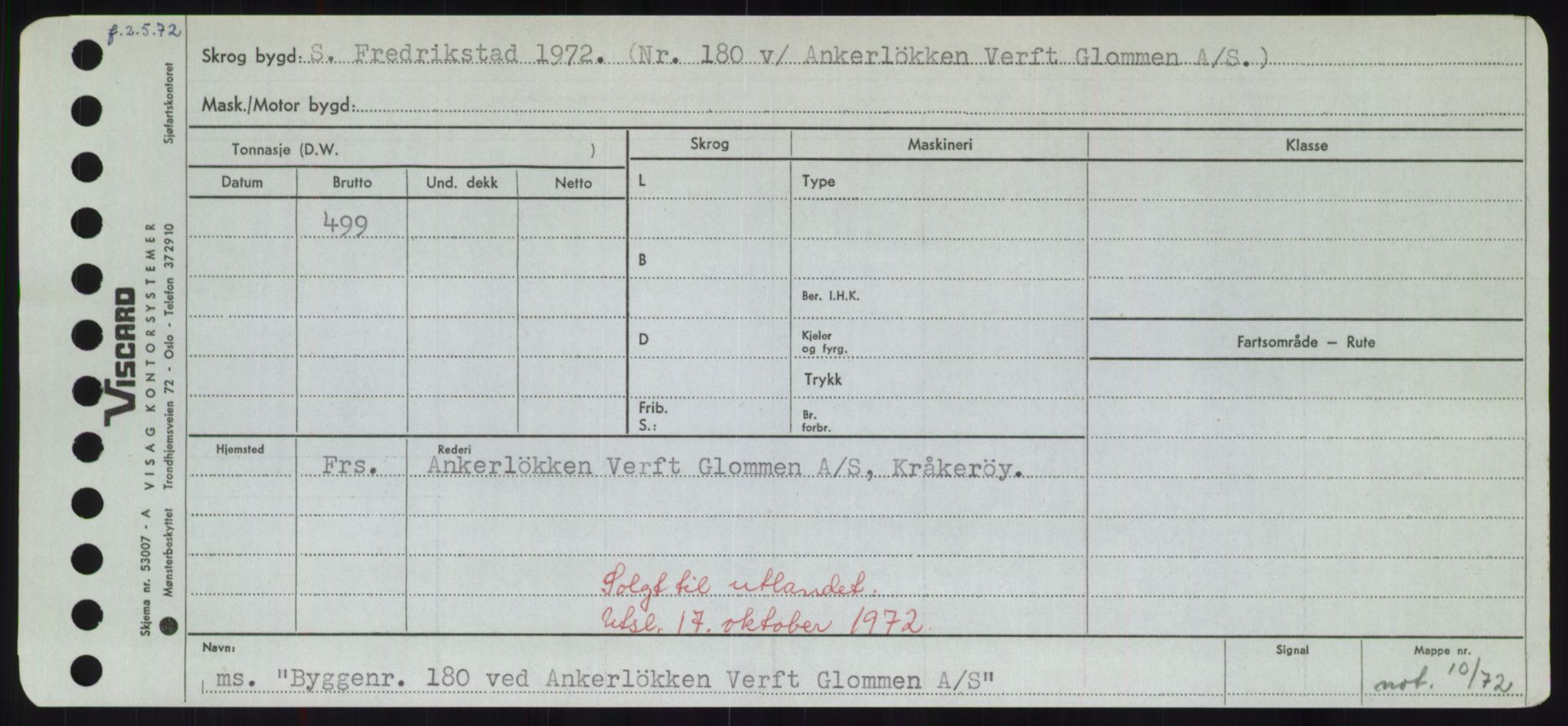 Sjøfartsdirektoratet med forløpere, Skipsmålingen, RA/S-1627/H/Hd/L0005: Fartøy, Br-Byg, p. 755