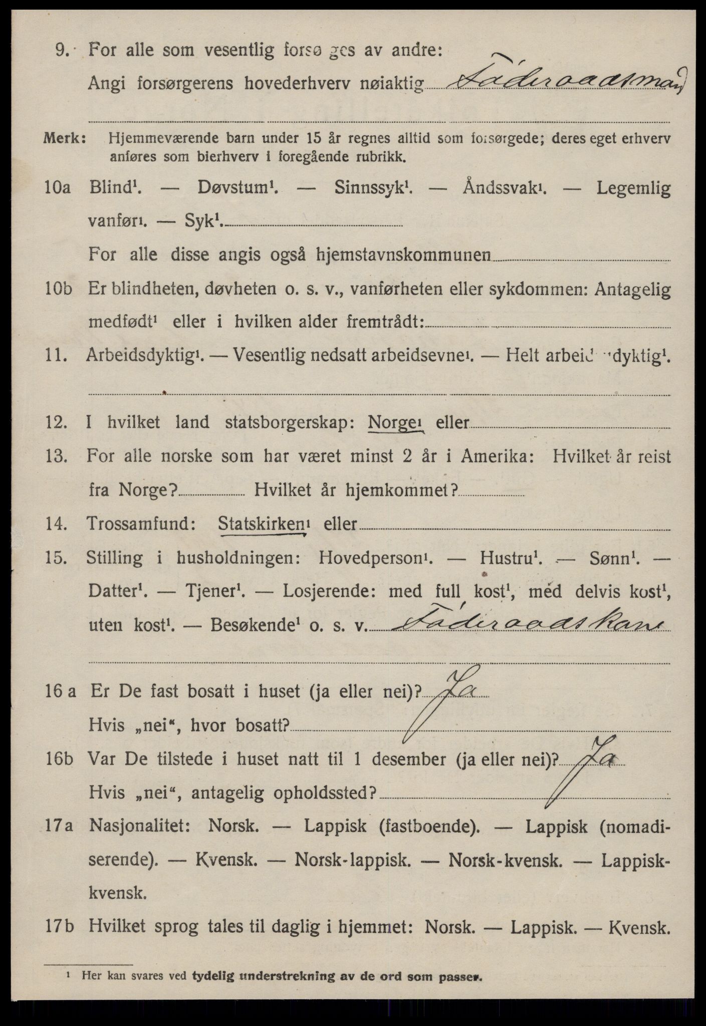 SAT, 1920 census for Fillan, 1920, p. 2635