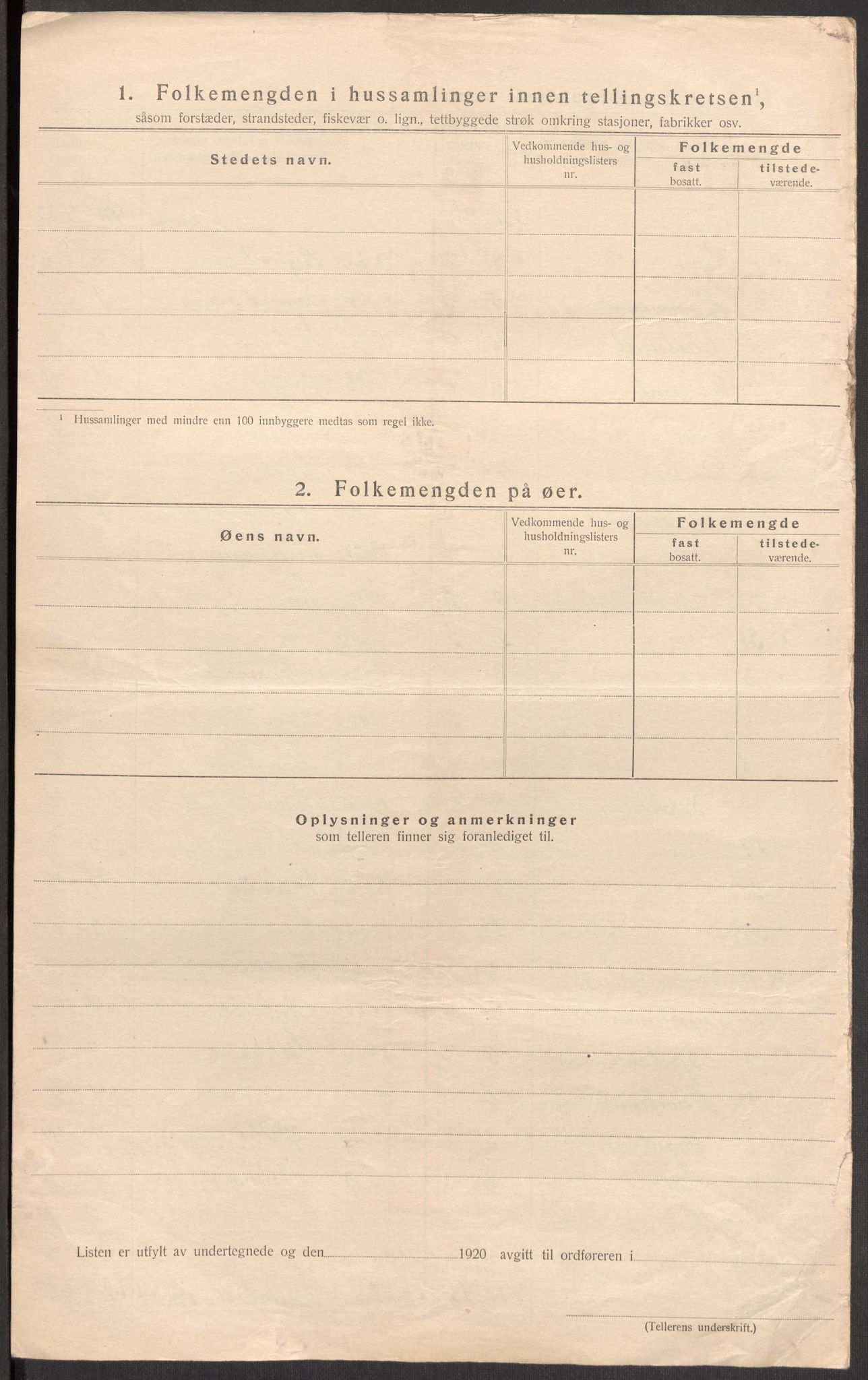 SAST, 1920 census for Høyland, 1920, p. 47