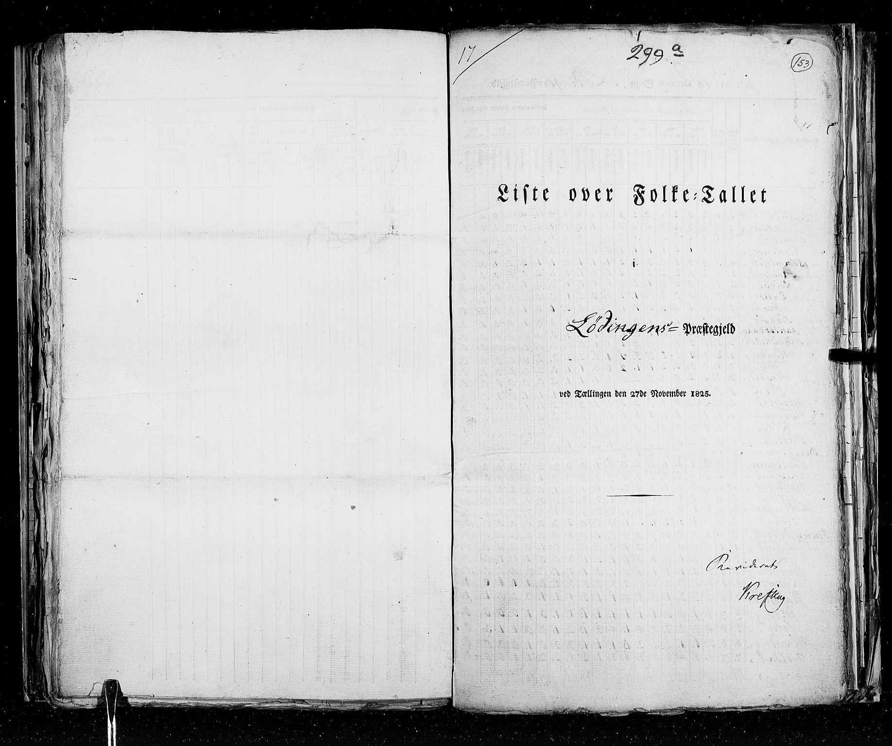 RA, Census 1825, vol. 18: Nordland amt, 1825, p. 153