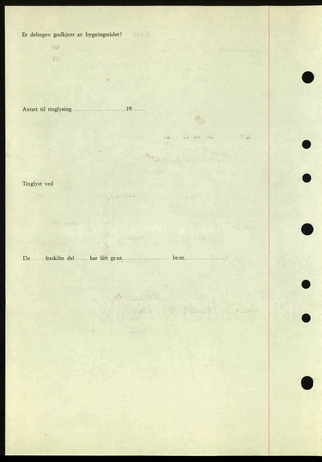 Nordre Sunnmøre sorenskriveri, AV/SAT-A-0006/1/2/2C/2Ca: Mortgage book no. A20a, 1945-1945, Diary no: : 777/1945