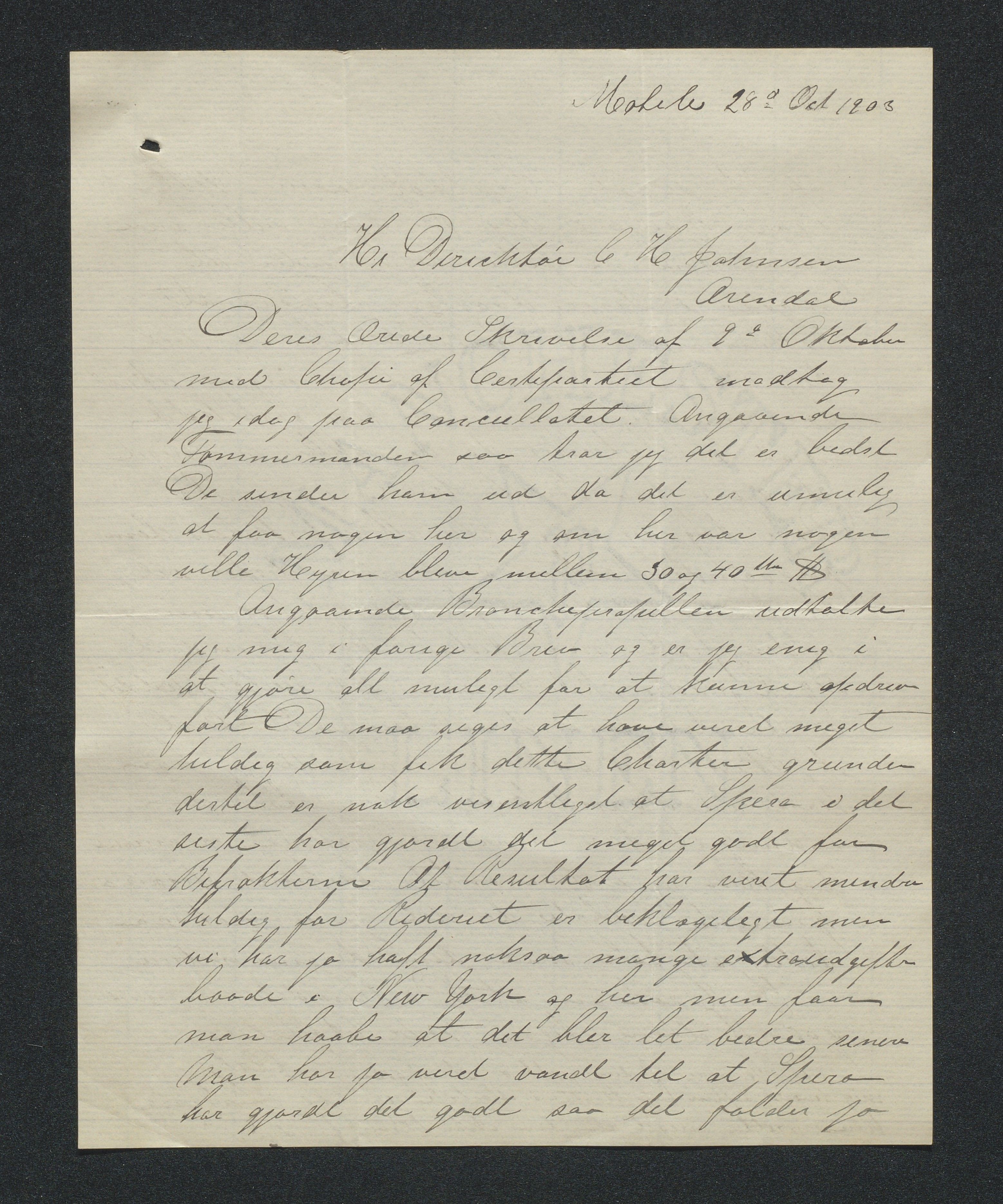Arendals Dampskibsselskab (ADS), AAKS/PA-1716/1/15/L0018: Skipspapirer D/S Spero, 1898-1904