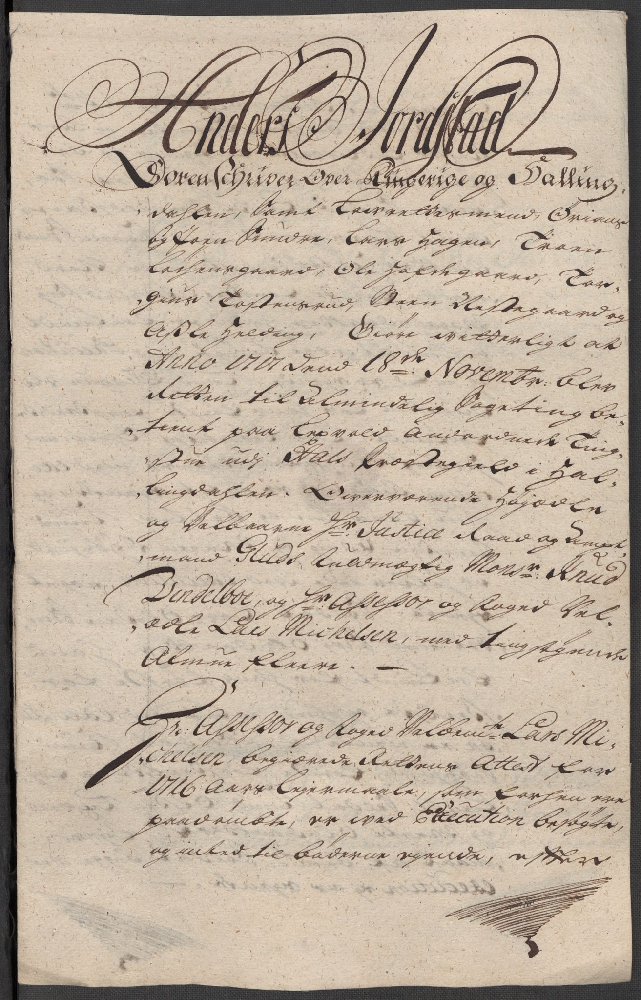 Rentekammeret inntil 1814, Reviderte regnskaper, Fogderegnskap, RA/EA-4092/R23/L1475: Fogderegnskap Ringerike og Hallingdal, 1717, p. 211
