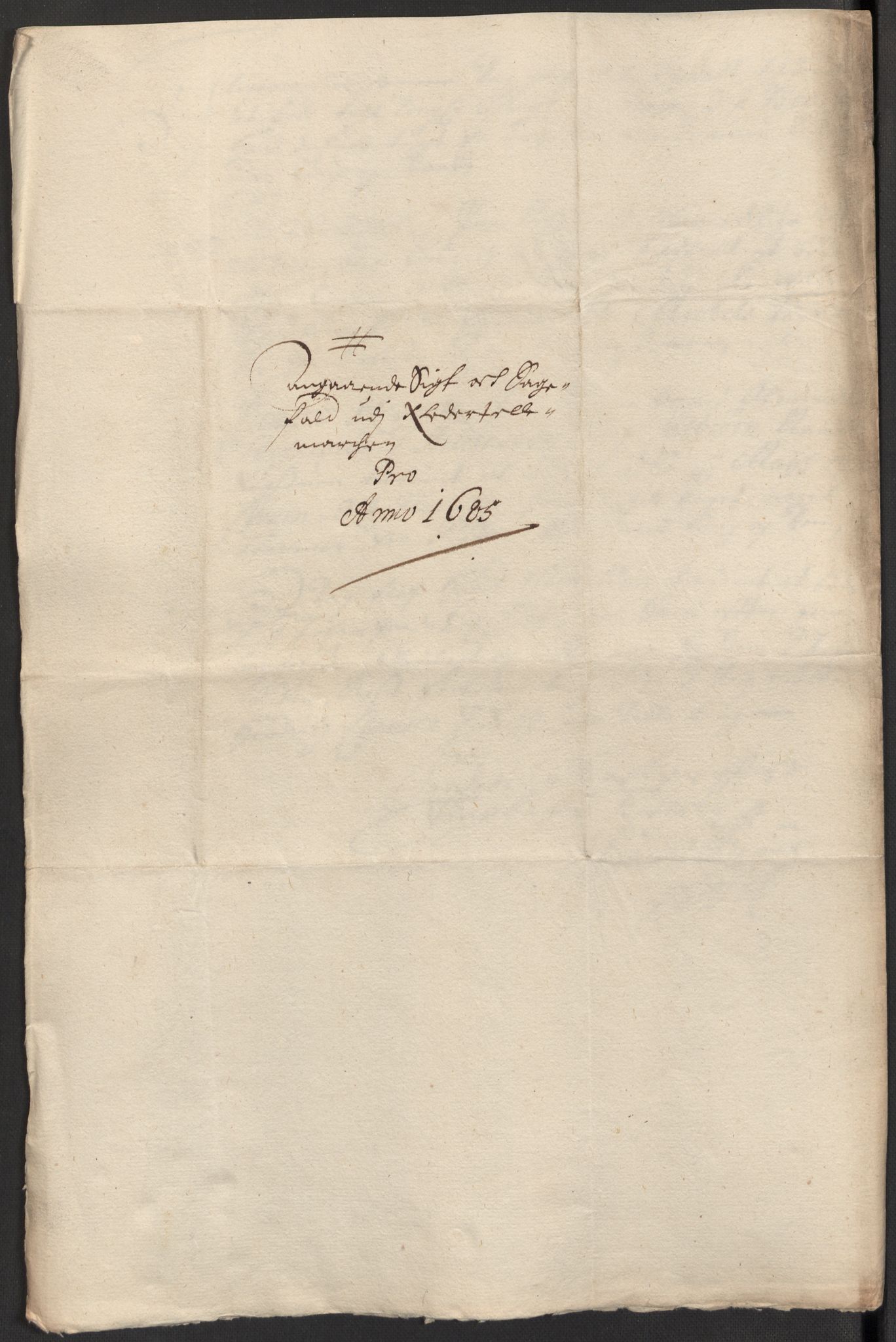 Rentekammeret inntil 1814, Reviderte regnskaper, Fogderegnskap, RA/EA-4092/R35/L2082: Fogderegnskap Øvre og Nedre Telemark, 1685, p. 60