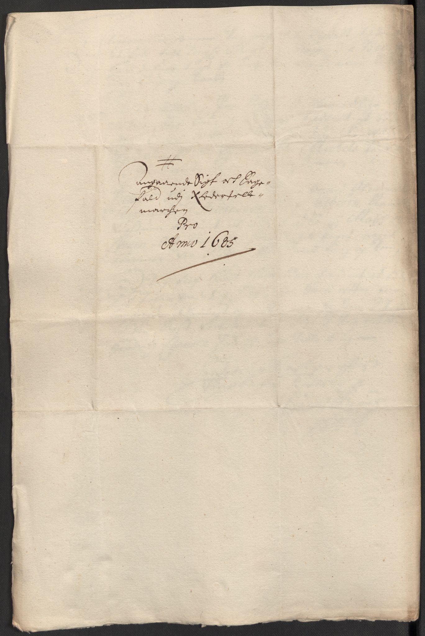 Rentekammeret inntil 1814, Reviderte regnskaper, Fogderegnskap, AV/RA-EA-4092/R35/L2082: Fogderegnskap Øvre og Nedre Telemark, 1685, p. 60