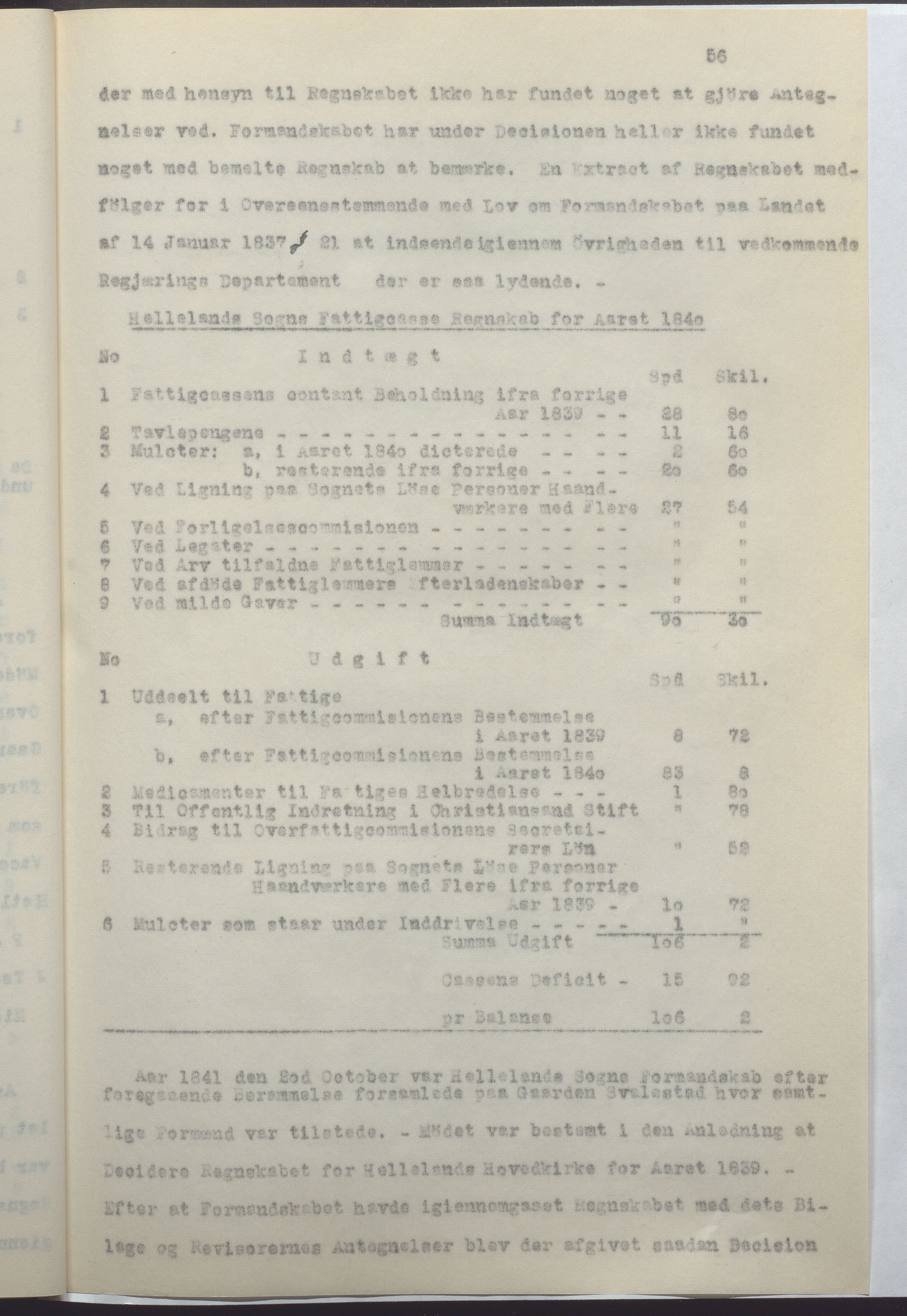 Helleland kommune - Formannskapet, IKAR/K-100479/A/Ab/L0001: Avskrift av møtebok, 1837-1866, p. 56