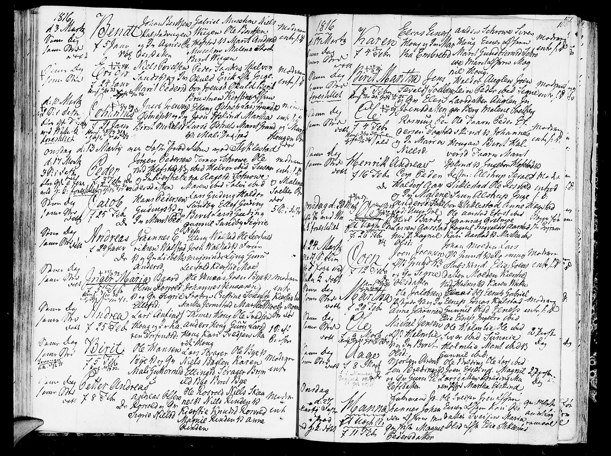 Ministerialprotokoller, klokkerbøker og fødselsregistre - Nord-Trøndelag, AV/SAT-A-1458/723/L0233: Parish register (official) no. 723A04, 1805-1816, p. 106