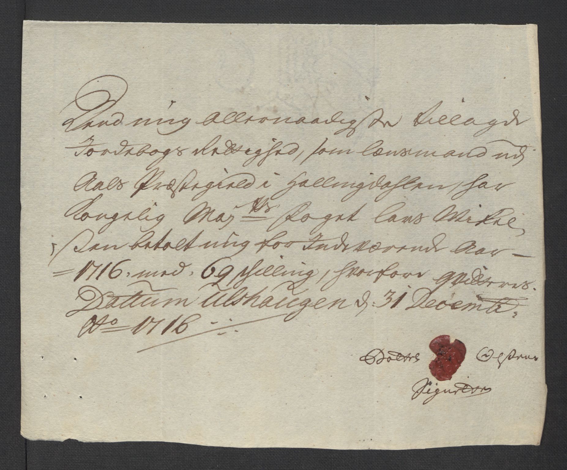 Rentekammeret inntil 1814, Reviderte regnskaper, Fogderegnskap, AV/RA-EA-4092/R23/L1474: Fogderegnskap Ringerike og Hallingdal, 1716, p. 147