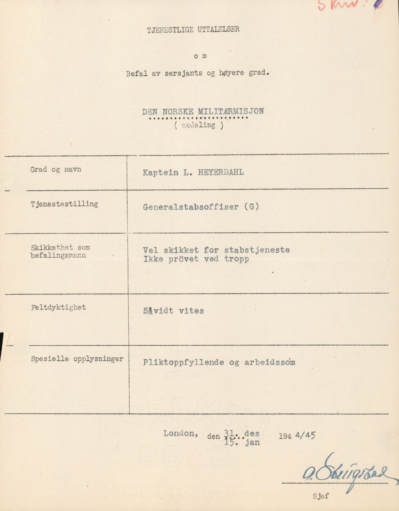 Forsvaret, Forsvarets overkommando/Luftforsvarsstaben, RA/RAFA-4079/P/Pa/L0029: Personellpapirer, 1912, p. 536