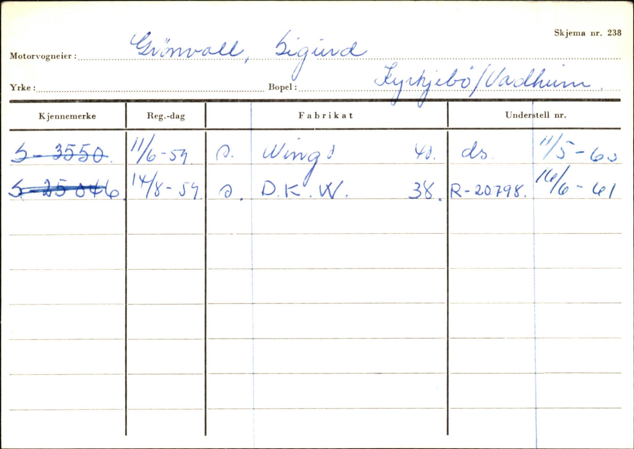 Statens vegvesen, Sogn og Fjordane vegkontor, AV/SAB-A-5301/4/F/L0130: Eigarregister Eid T-Å. Høyanger A-O, 1945-1975, p. 1185