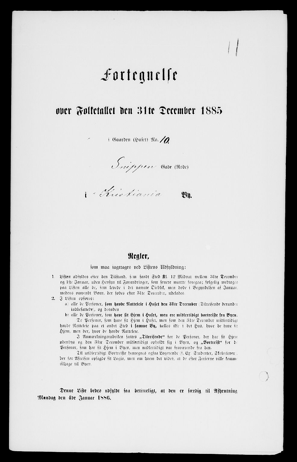 RA, 1885 census for 0301 Kristiania, 1885, p. 12298