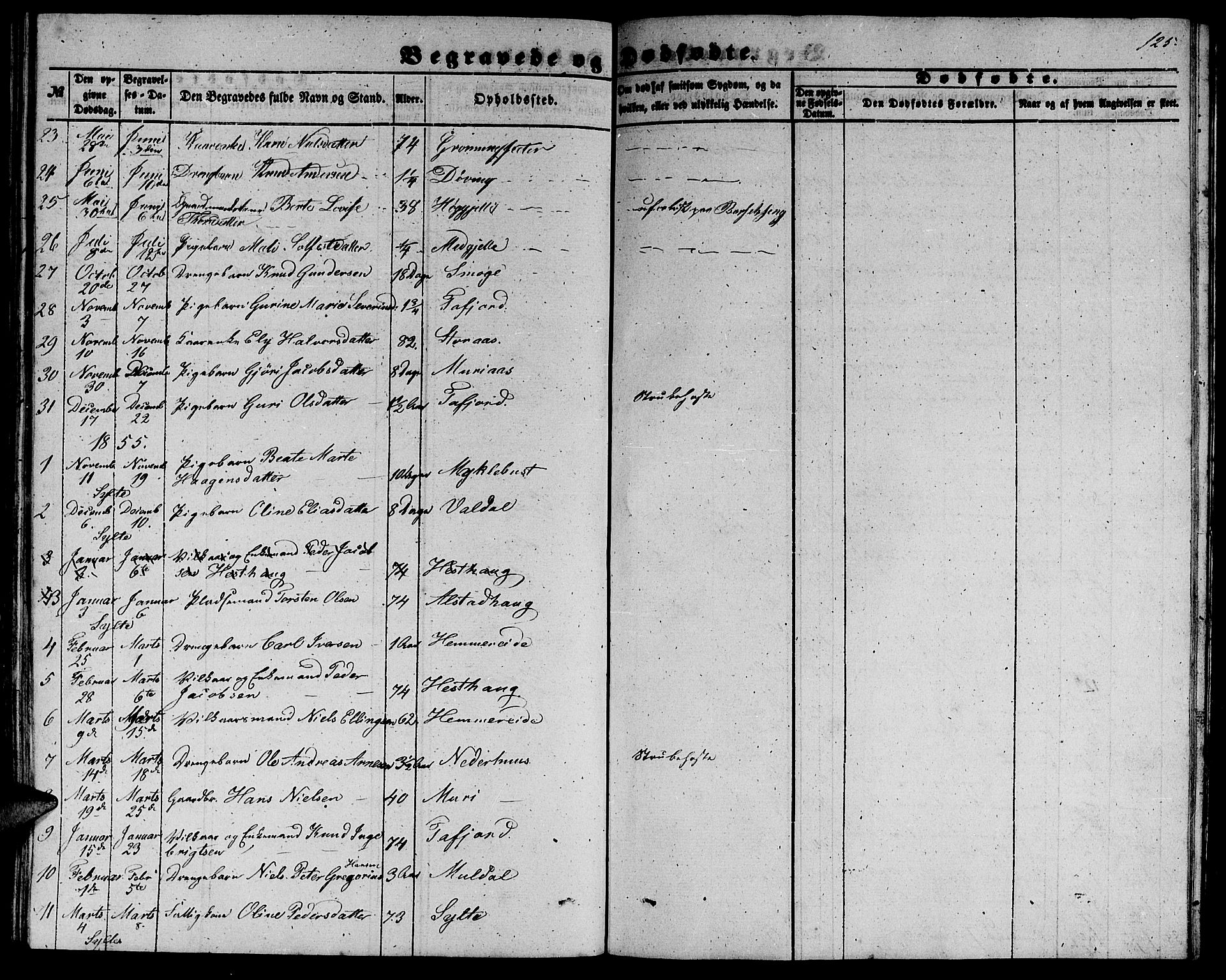 Ministerialprotokoller, klokkerbøker og fødselsregistre - Møre og Romsdal, SAT/A-1454/519/L0261: Parish register (copy) no. 519C02, 1854-1867, p. 125