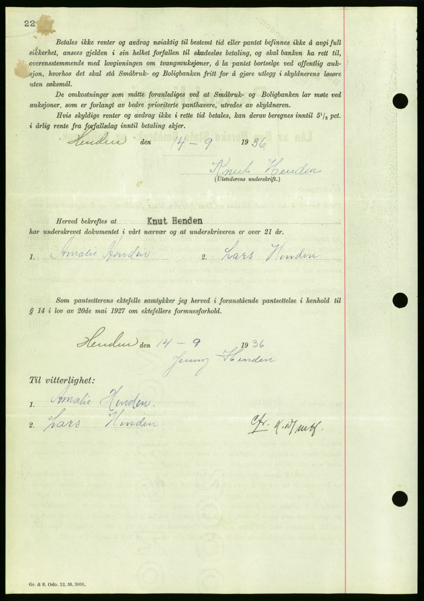 Nordmøre sorenskriveri, AV/SAT-A-4132/1/2/2Ca/L0090: Mortgage book no. B80, 1936-1937, Diary no: : 2036/1936
