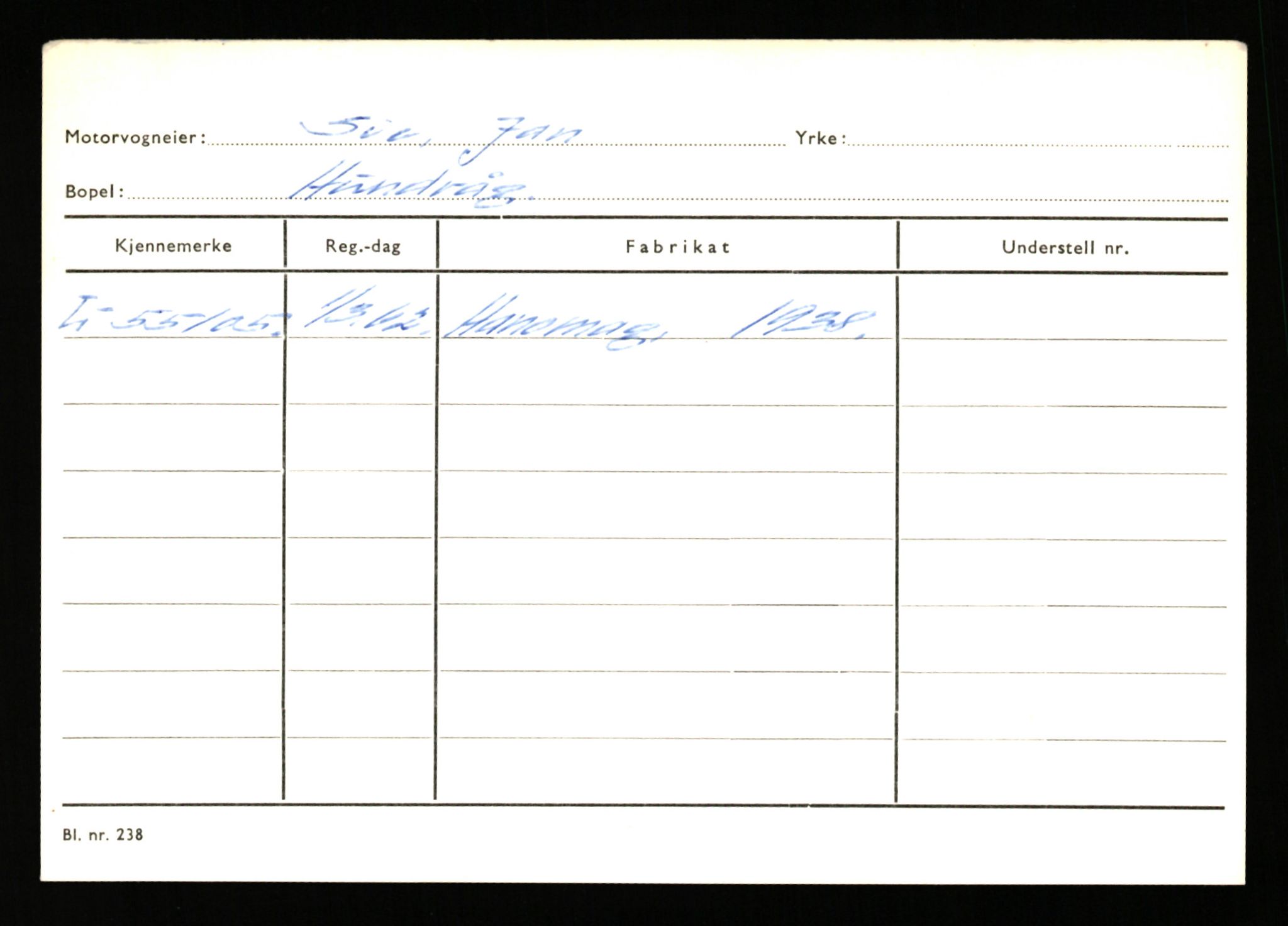 Stavanger trafikkstasjon, AV/SAST-A-101942/0/H/L0033: Scala - Skeibrok, 1930-1971, p. 1110