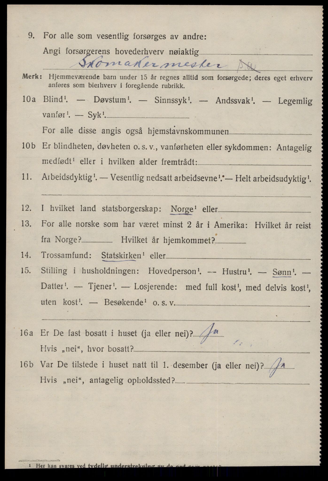 SAT, 1920 census for Eresfjord og Vistdal, 1920, p. 1990