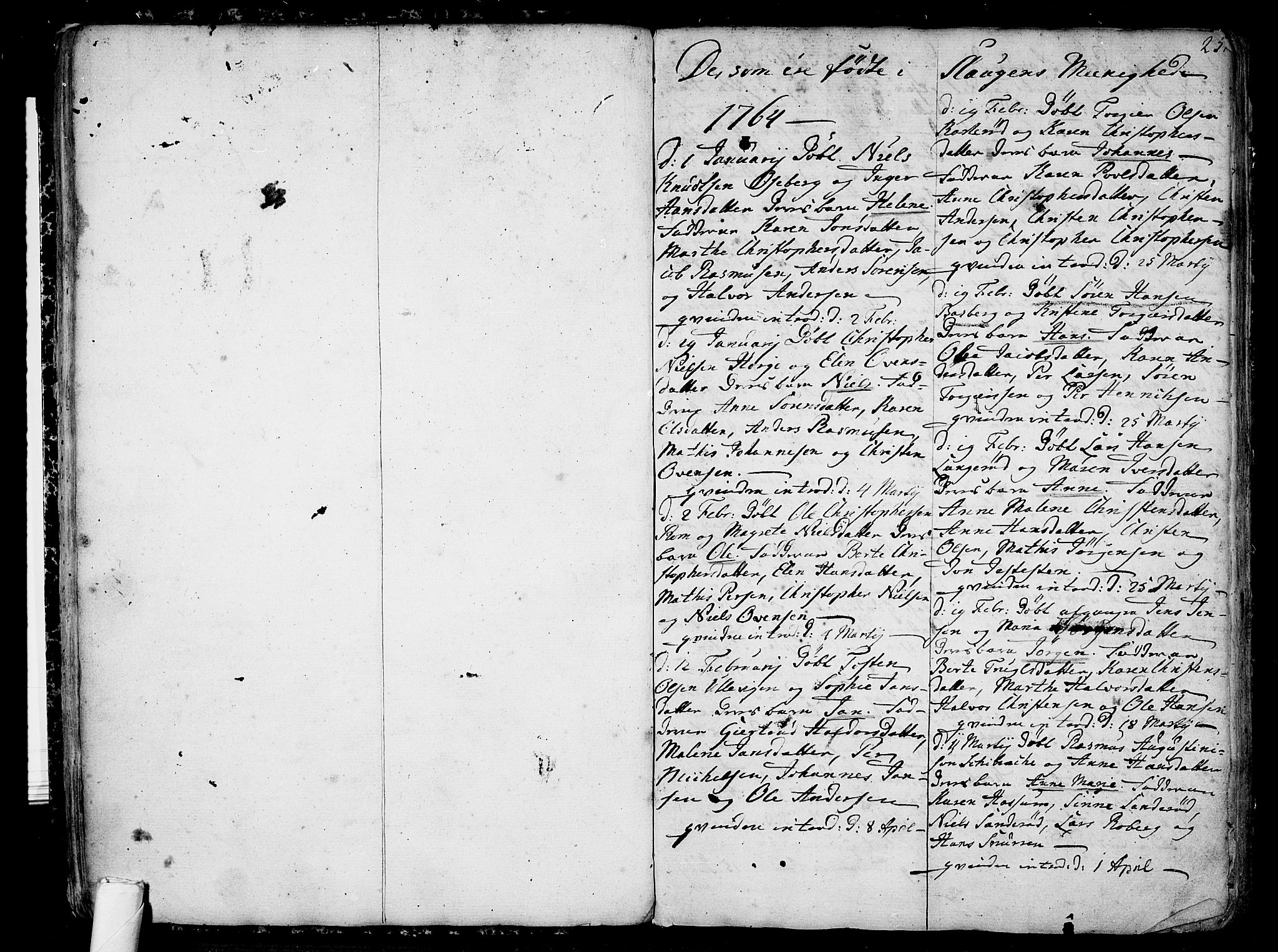 Sem kirkebøker, SAKO/A-5/F/Fb/L0002: Parish register (official) no. II 2, 1764-1792, p. 25