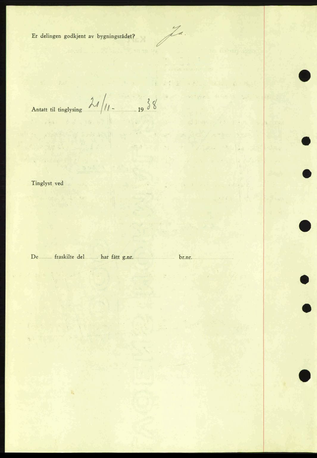 Moss sorenskriveri, SAO/A-10168: Mortgage book no. A5, 1938-1939, Diary no: : 2550/1938