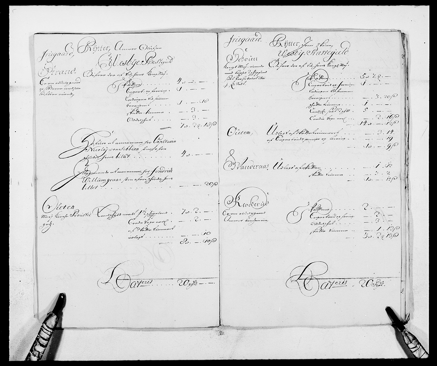 Rentekammeret inntil 1814, Reviderte regnskaper, Fogderegnskap, AV/RA-EA-4092/R09/L0436: Fogderegnskap Follo, 1685-1691, p. 123