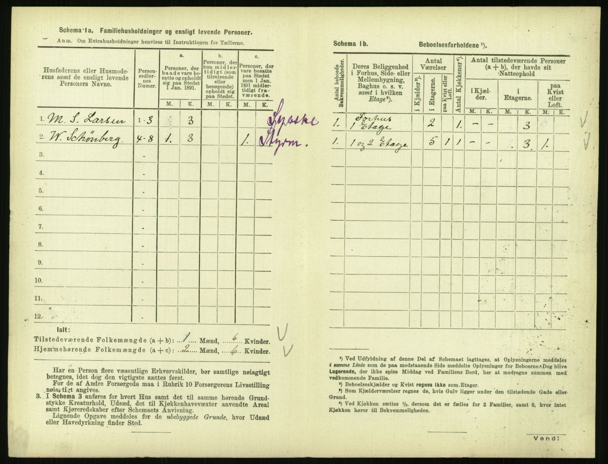 RA, 1891 census for 0903 Arendal, 1891, p. 797