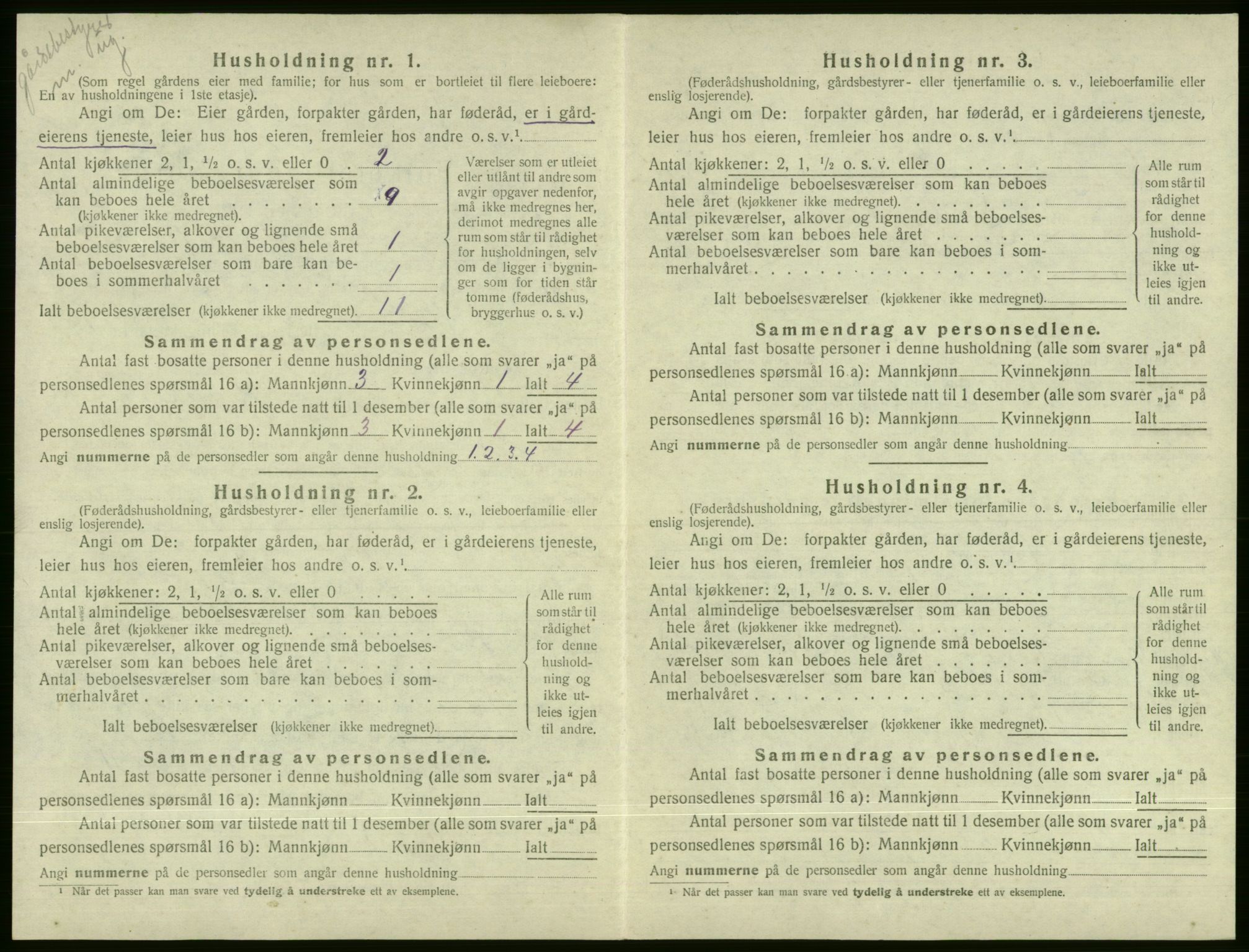 SAB, 1920 census for Voss, 1920, p. 1762