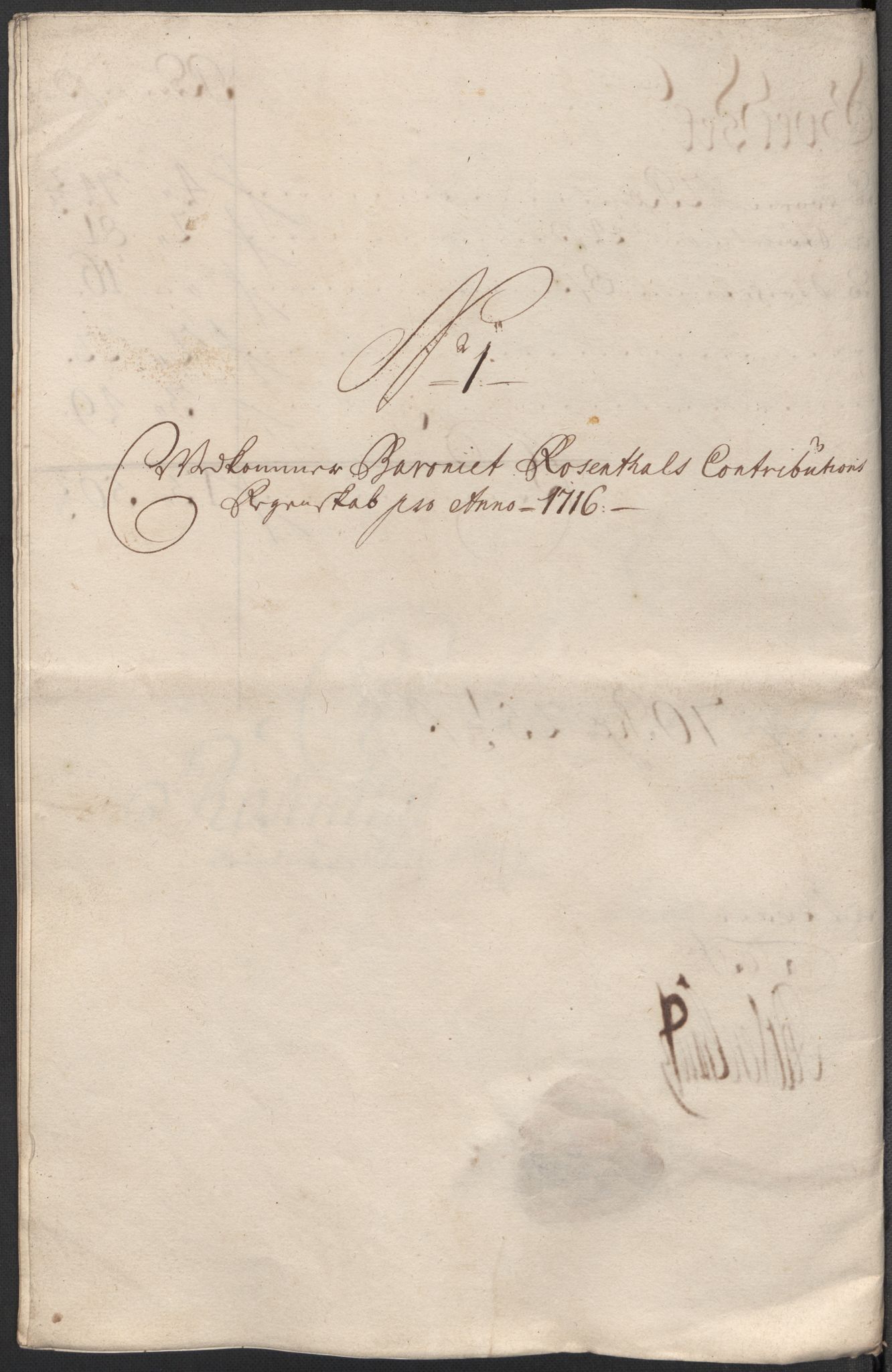 Rentekammeret inntil 1814, Reviderte regnskaper, Fogderegnskap, AV/RA-EA-4092/R49/L3139: Fogderegnskap Rosendal Baroni, 1715-1717, p. 138