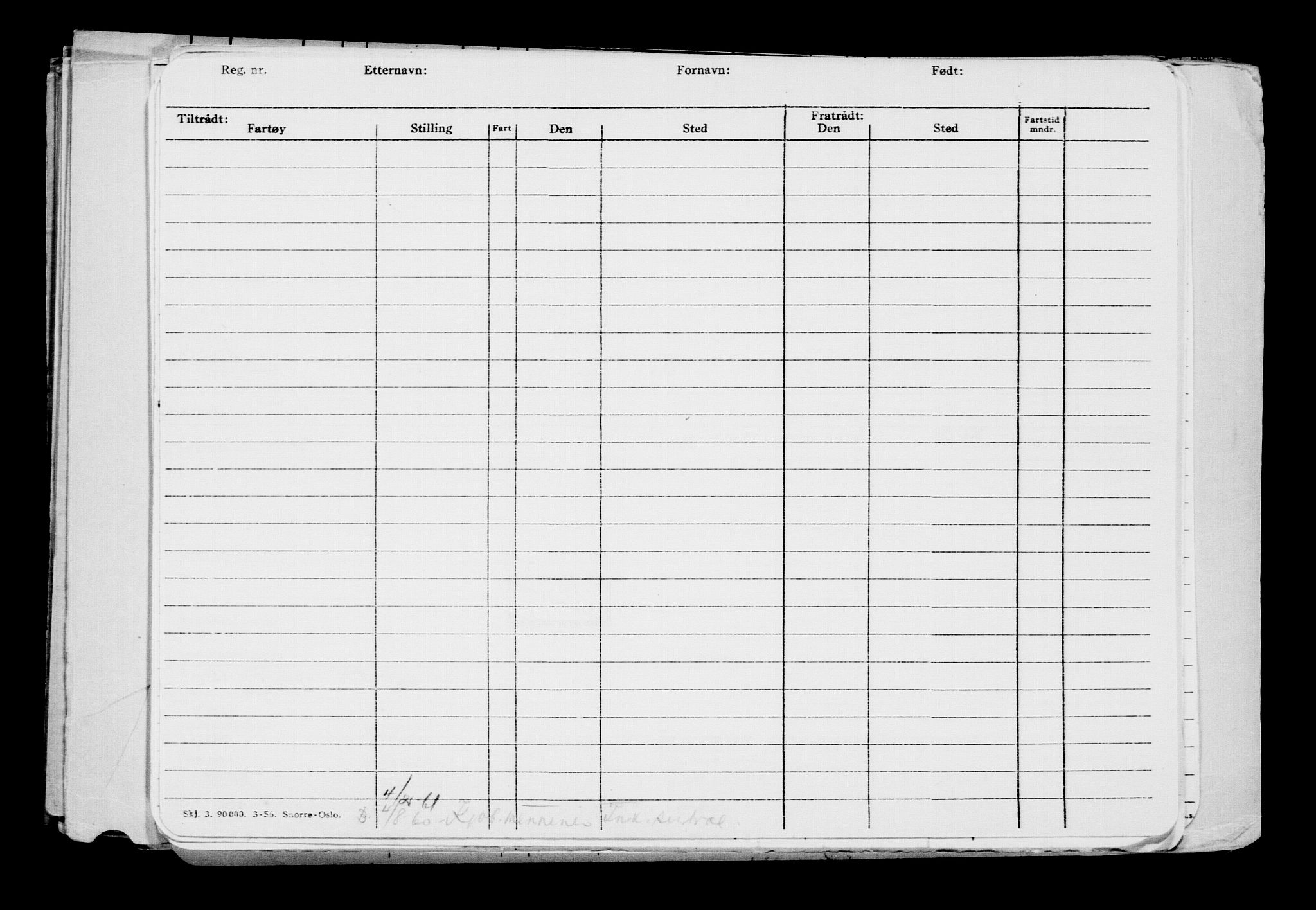 Direktoratet for sjømenn, RA/S-3545/G/Gb/L0192: Hovedkort, 1921, p. 105