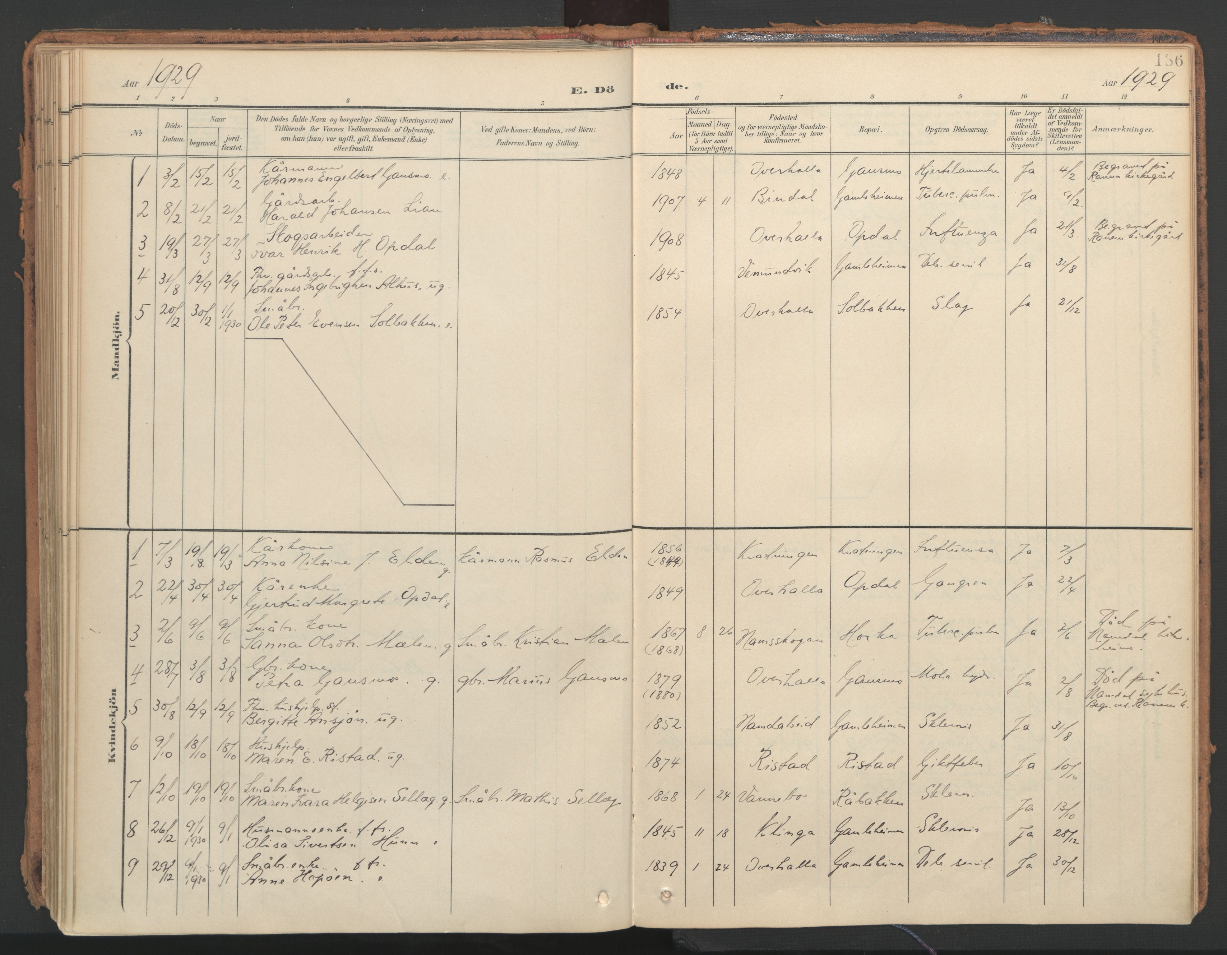 Ministerialprotokoller, klokkerbøker og fødselsregistre - Nord-Trøndelag, SAT/A-1458/766/L0564: Parish register (official) no. 767A02, 1900-1932, p. 186